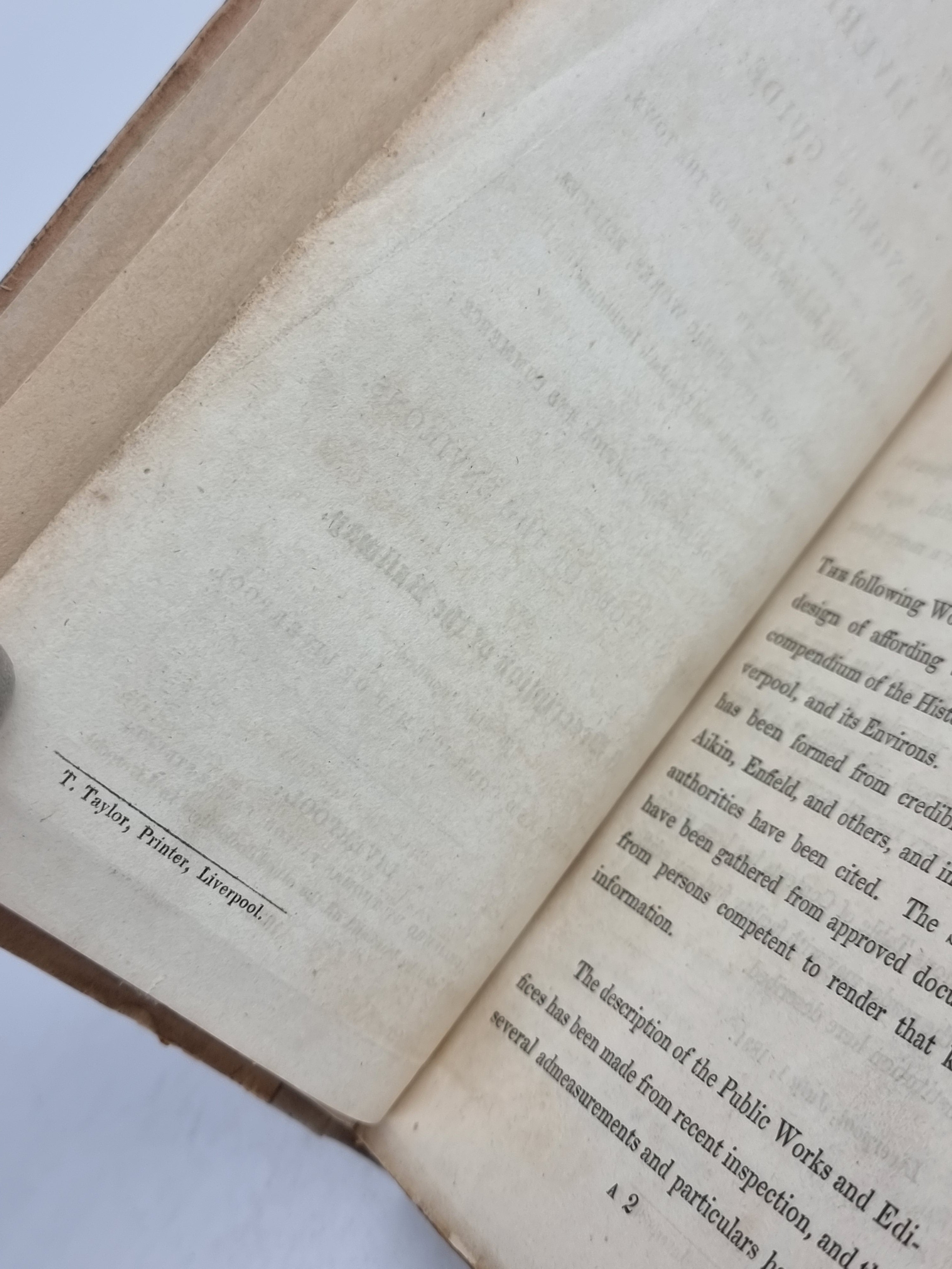The Picture of Liverpool, or Stranger's Guide, Anonymous — 1832 Edition