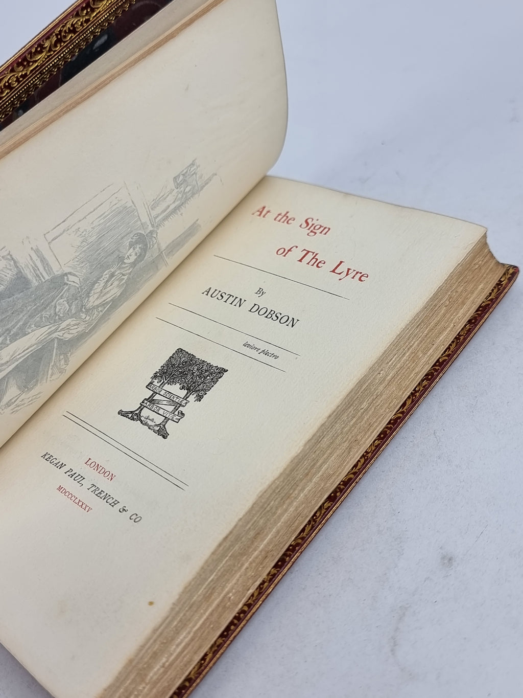 At the Sign of the Lyre, Austin Dobson — 1st Edition