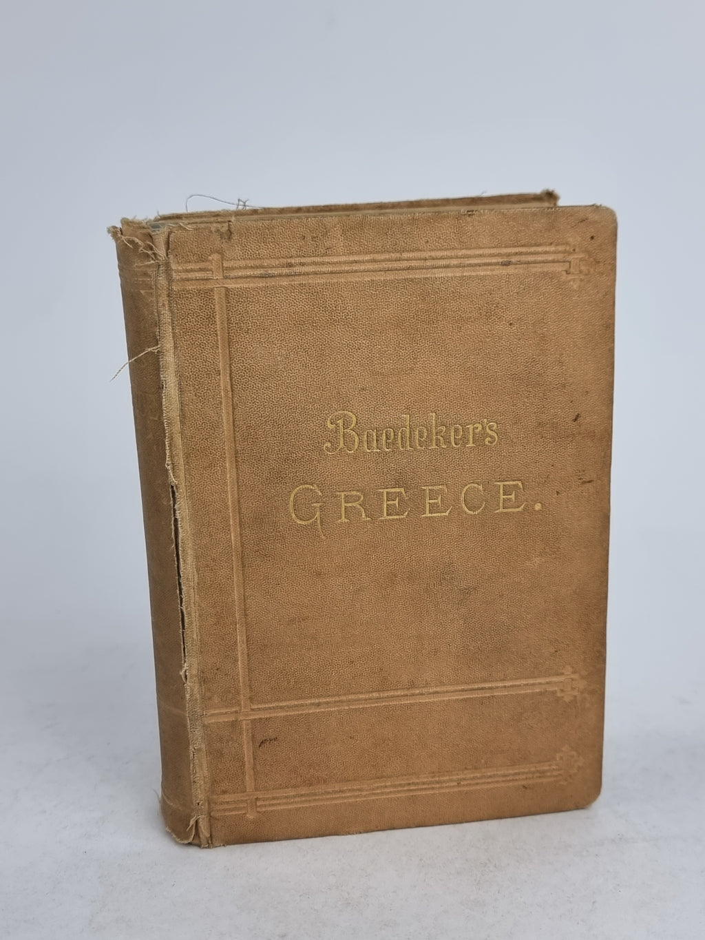 Greece: Handbook for Travellers, Karl Baedeker — 1st Edition