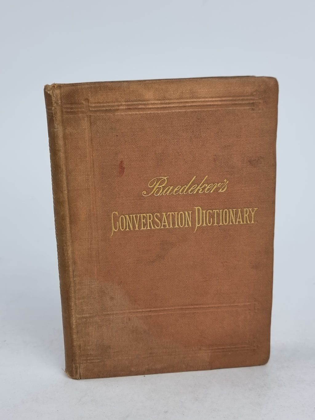 Baedeker's Conversation Dictionary in Four Languages, Karl Baedeker — 1st Ed