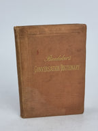 Baedeker's Conversation Dictionary in Four Languages, Karl Baedeker — 1st Ed
