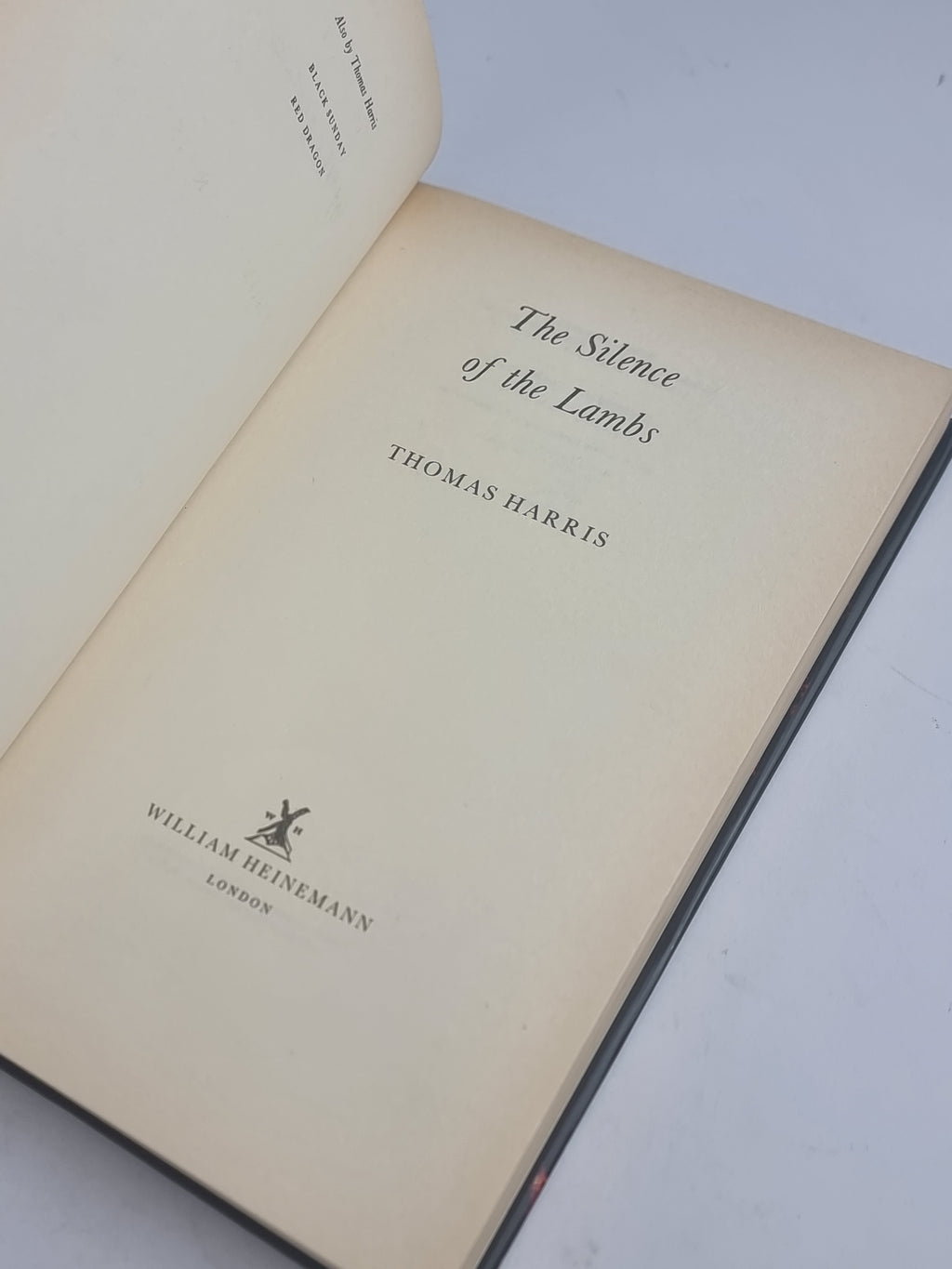 The Silence of the Lambs, Thomas Harris — 1st UK Edition