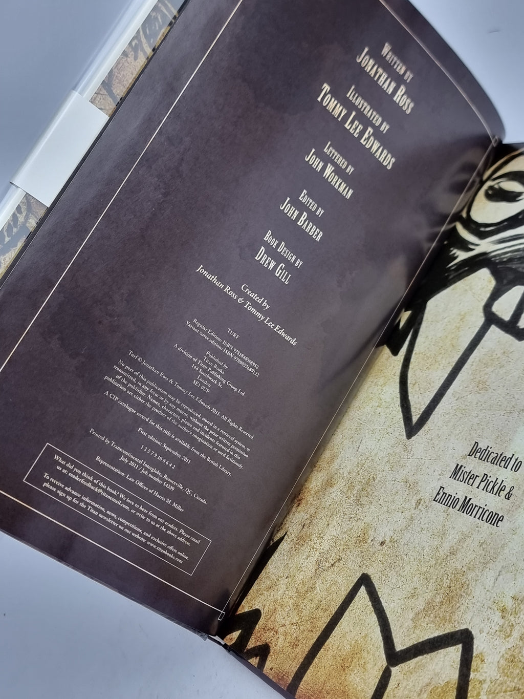 Turf, Jonathan Ross & Tommy Lee Edwards — 1st Edition
