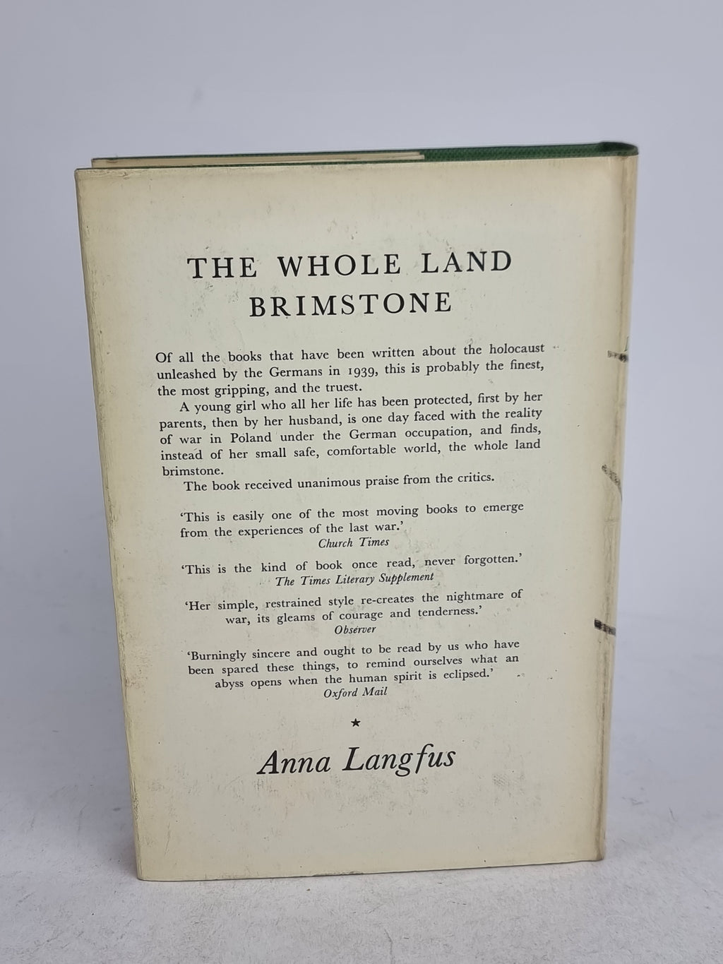 The Lost Shore, Anna Langfus — 1st Edition