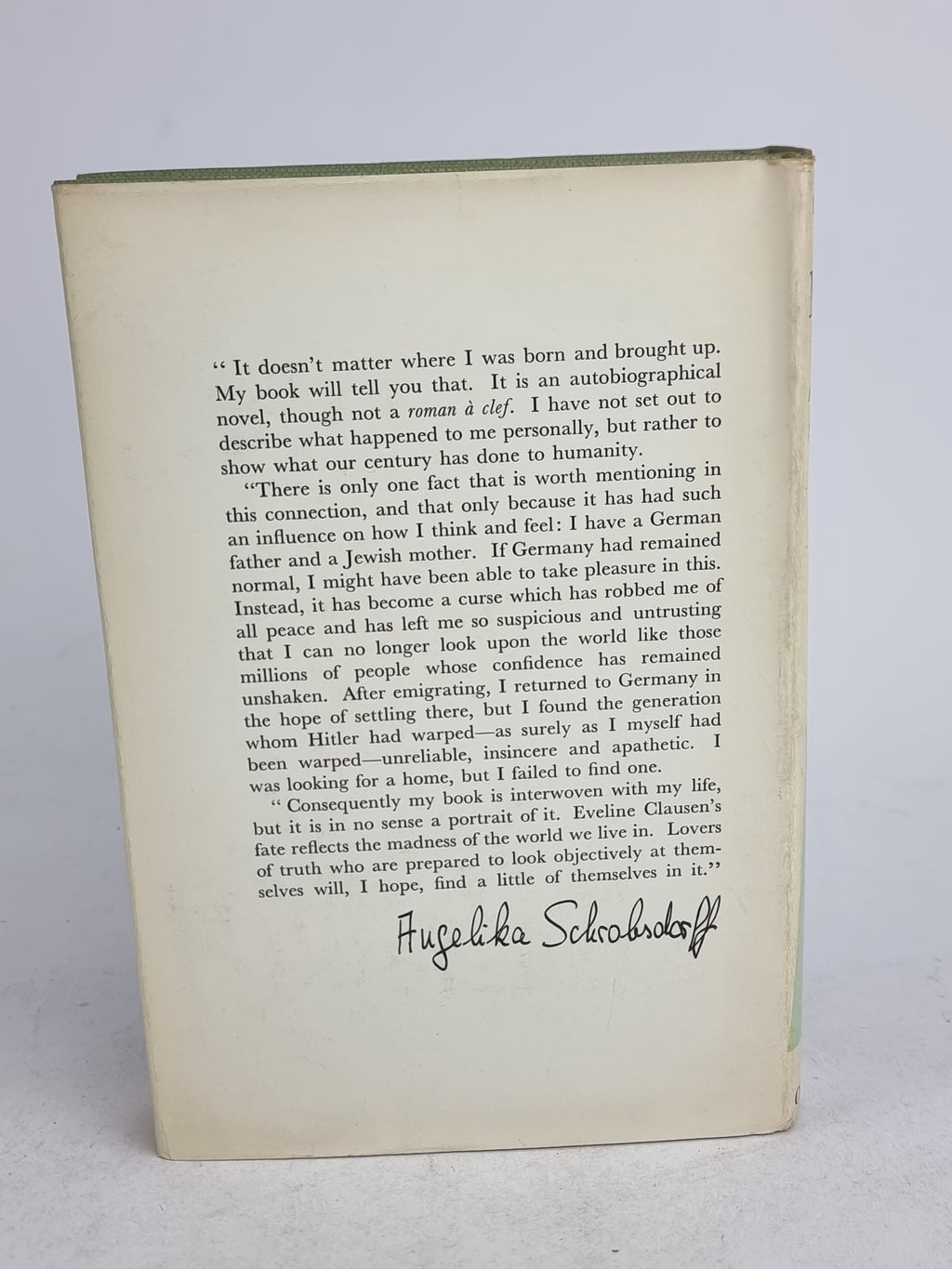 The Men, Angelika Schrobsdorff — 1st Edition