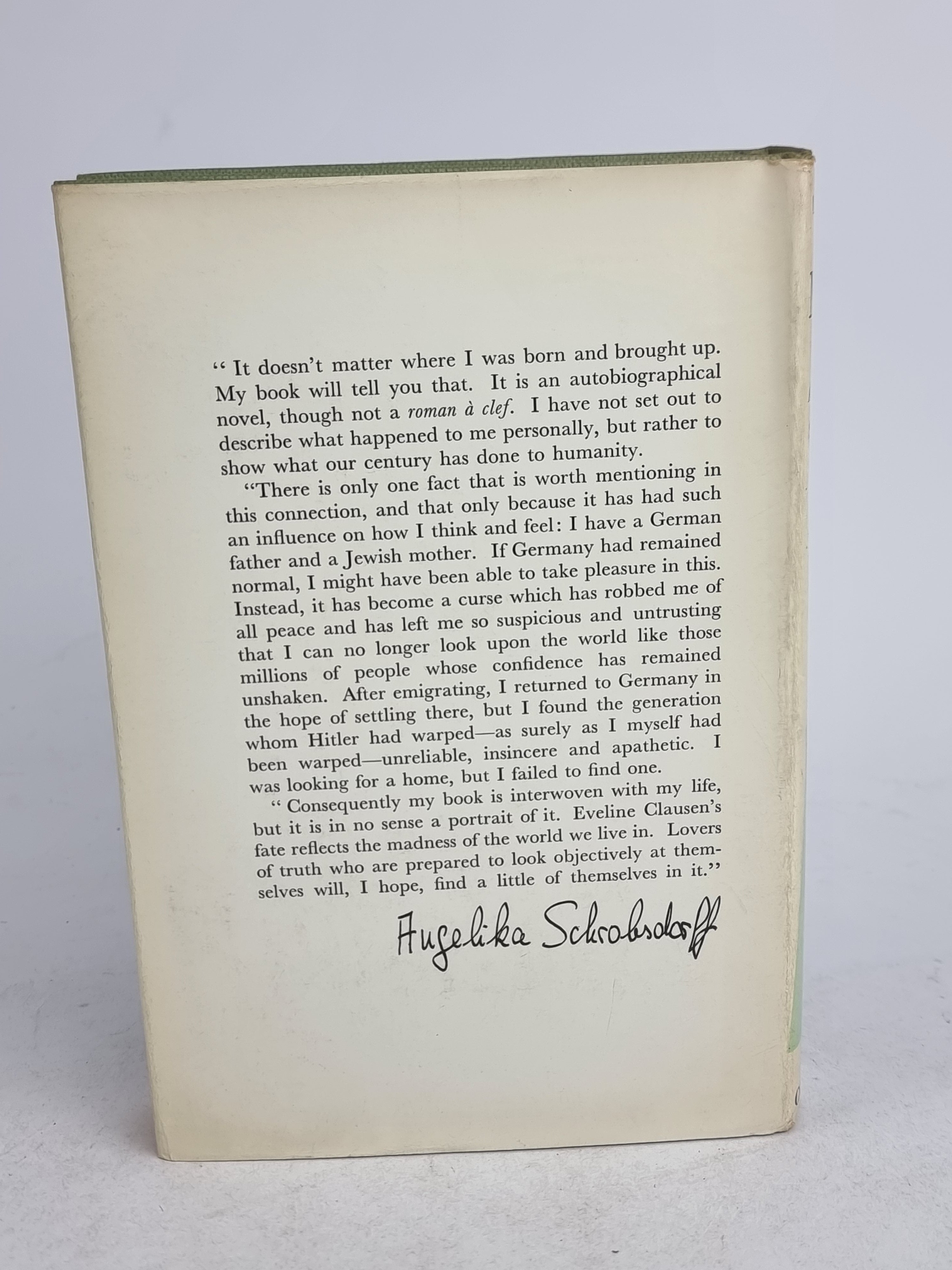 The Men, Angelika Schrobsdorff — 1st Edition