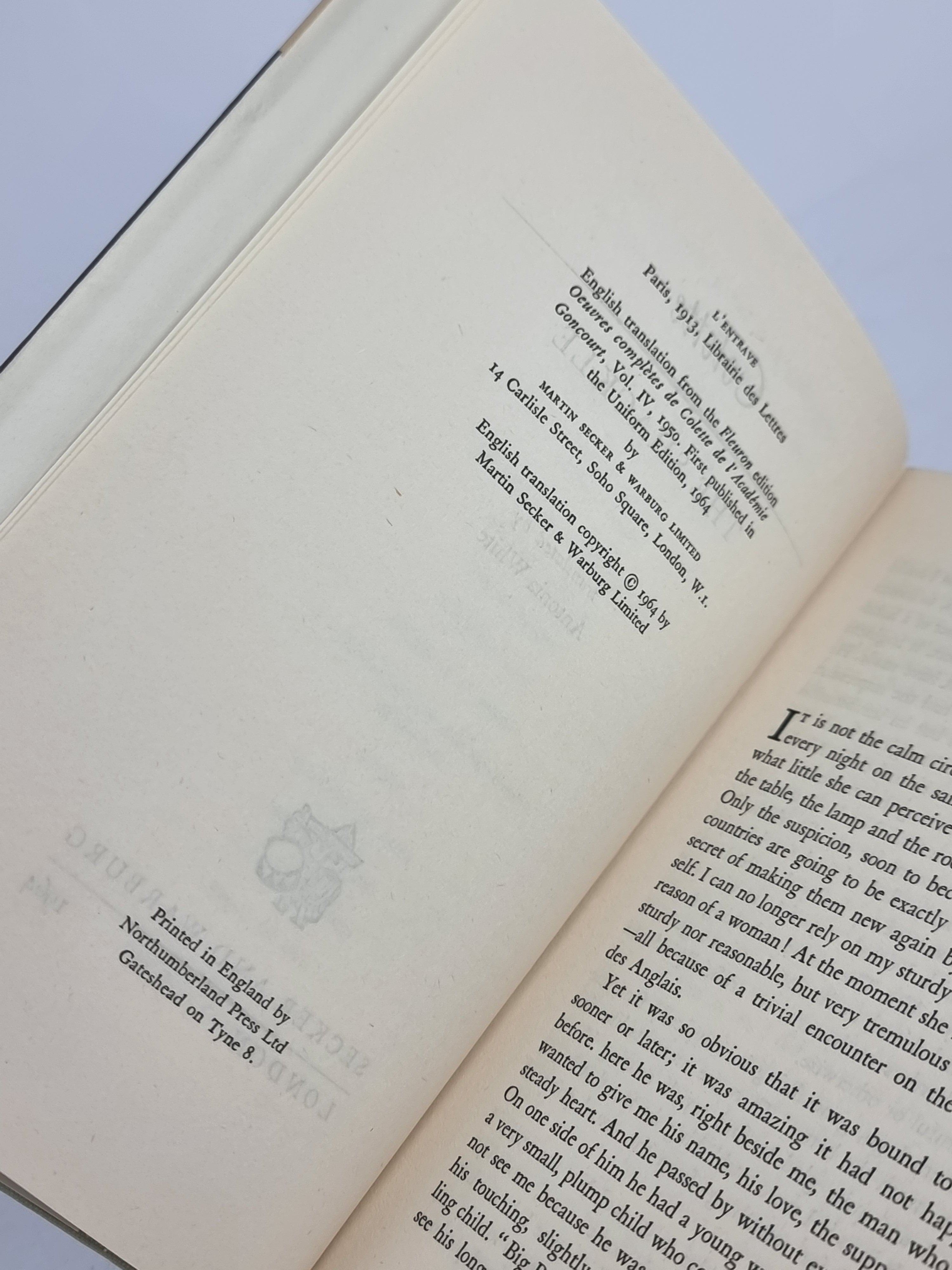 The Shackle, Colette — 1st Edition