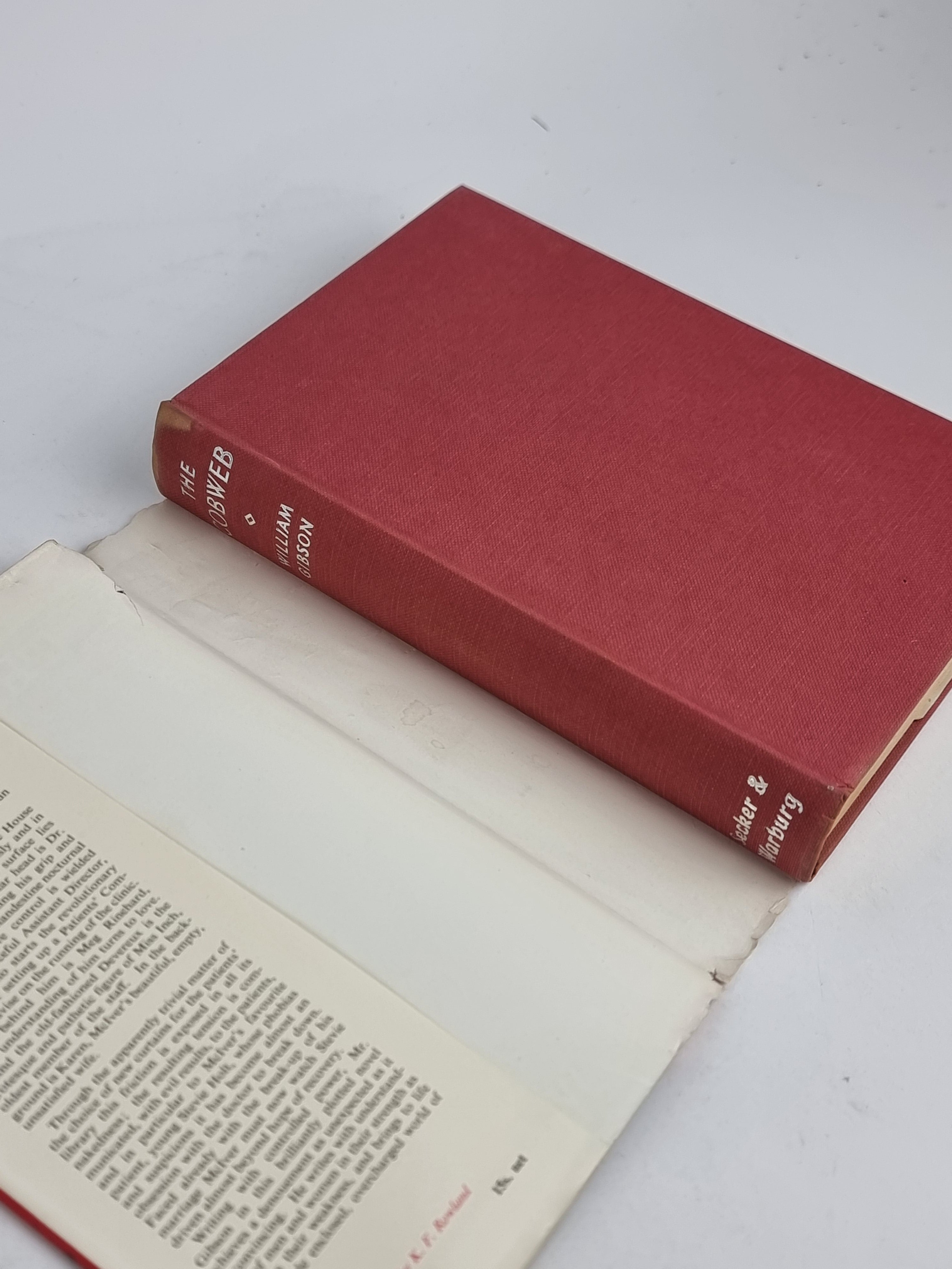 The Cobweb, William Gibson — 1st UK Edition