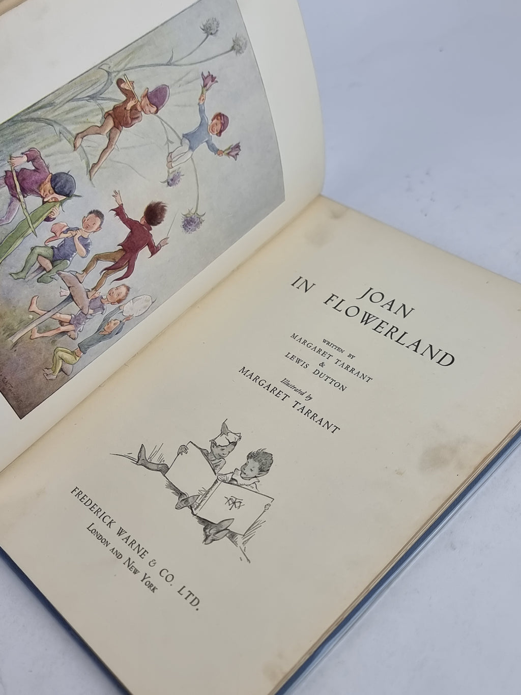 Joan in Flowerland, Margaret W. Tarrant & Lewis Dutton — 1st Edition