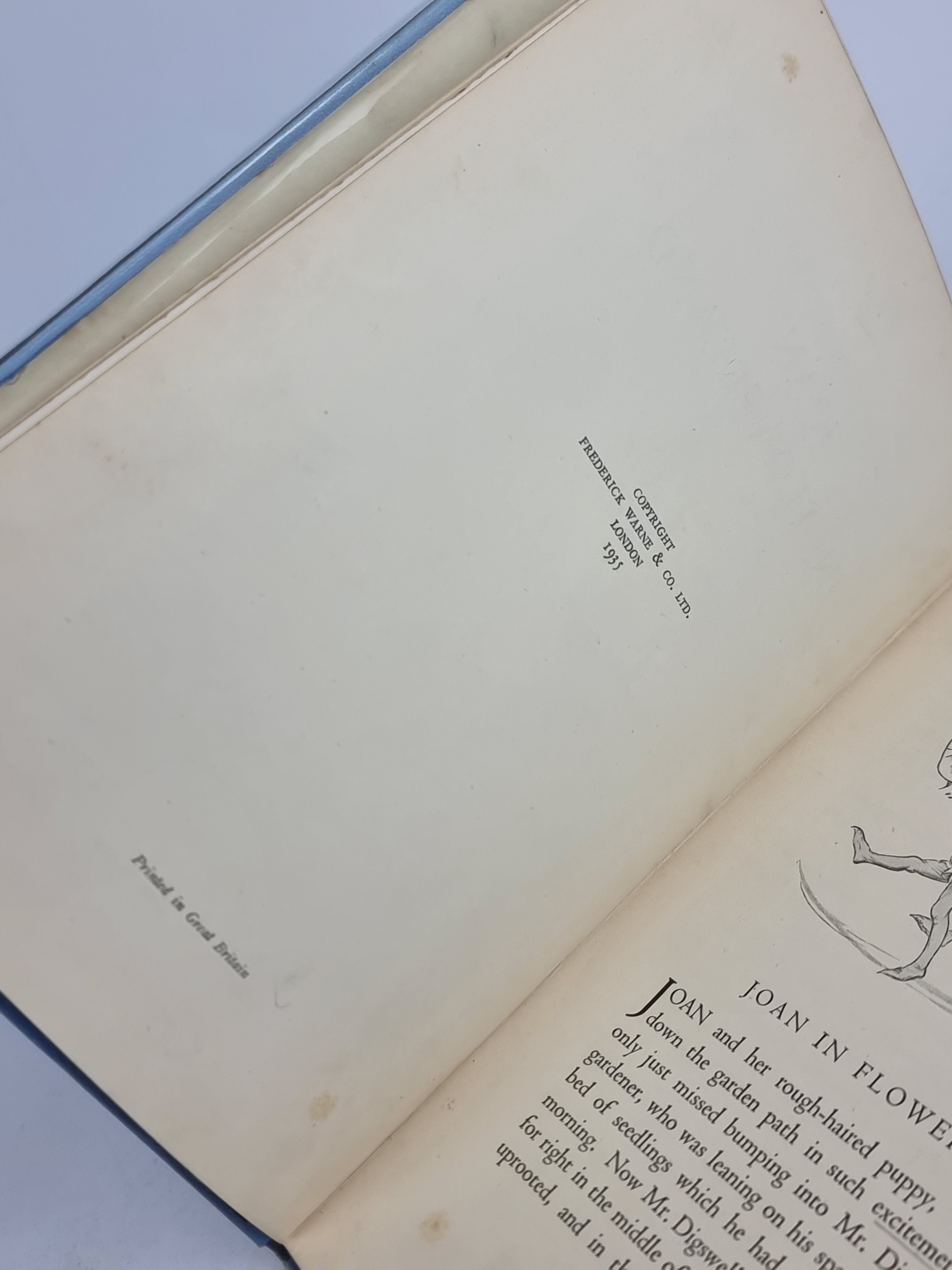 Joan in Flowerland, Margaret W. Tarrant & Lewis Dutton — 1st Edition