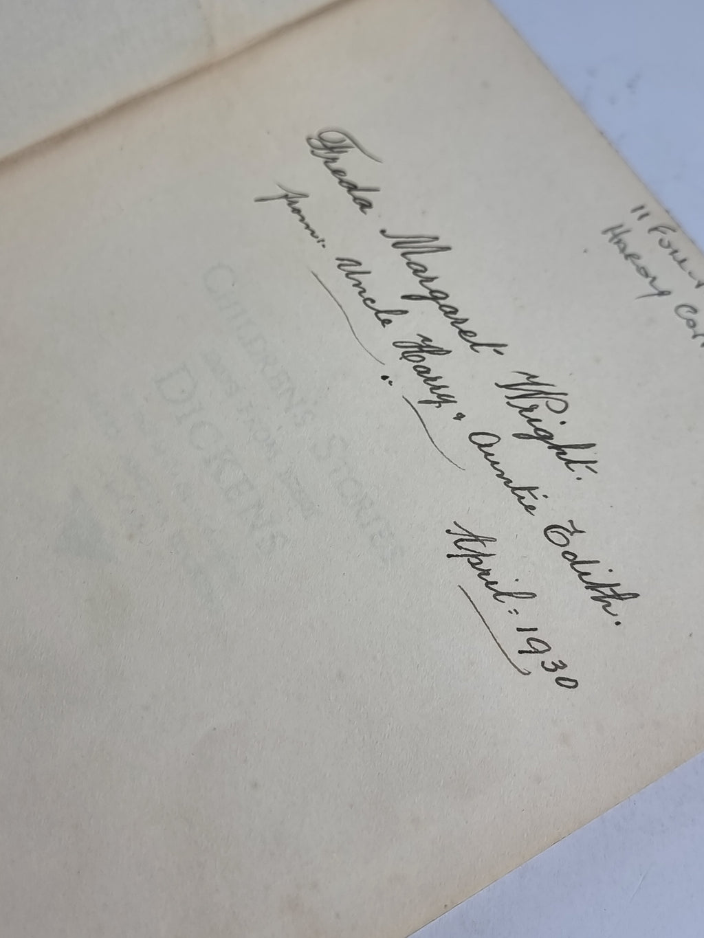 Children's Stories from Dickens, Mary Angela Dickens & Others — Early Edition