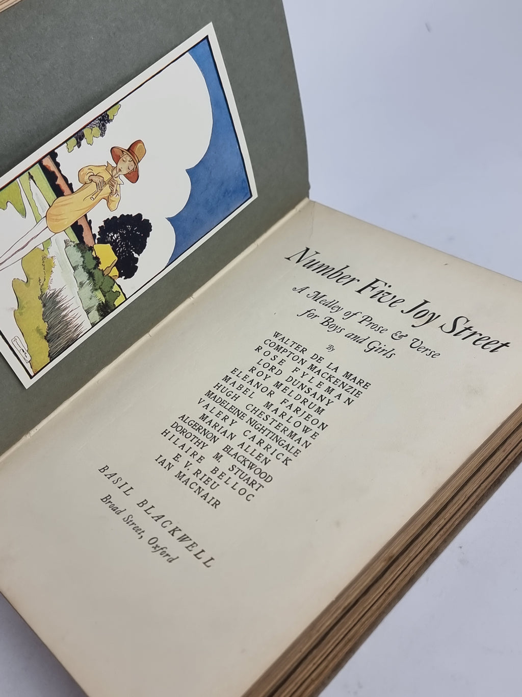 Number Five Joy Street, Walter de la Mare, Compton Mackenzie et al. — 1st Edition