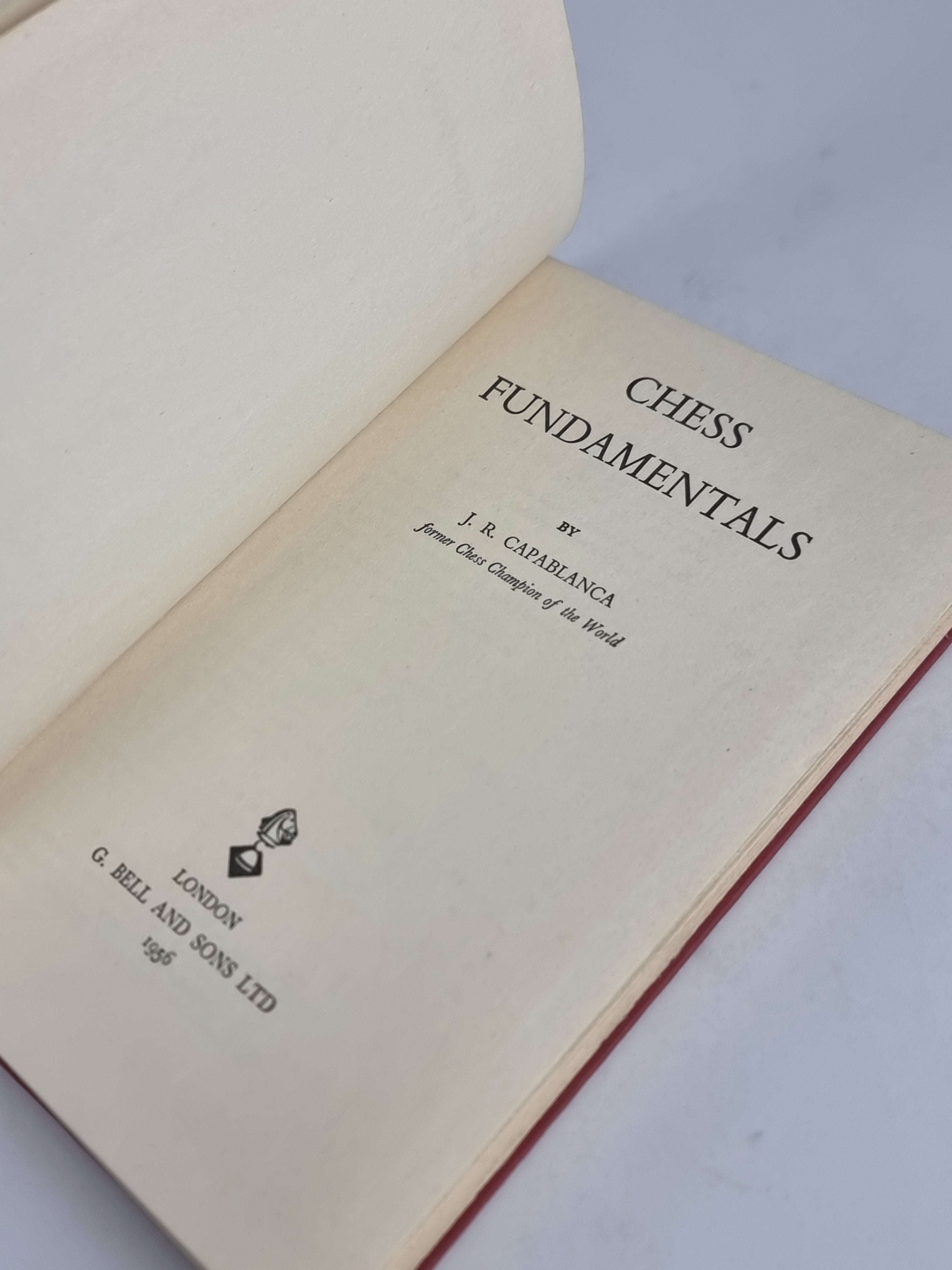 Chess Fundamentals, J. R. Capablanca — 1956 Reprint