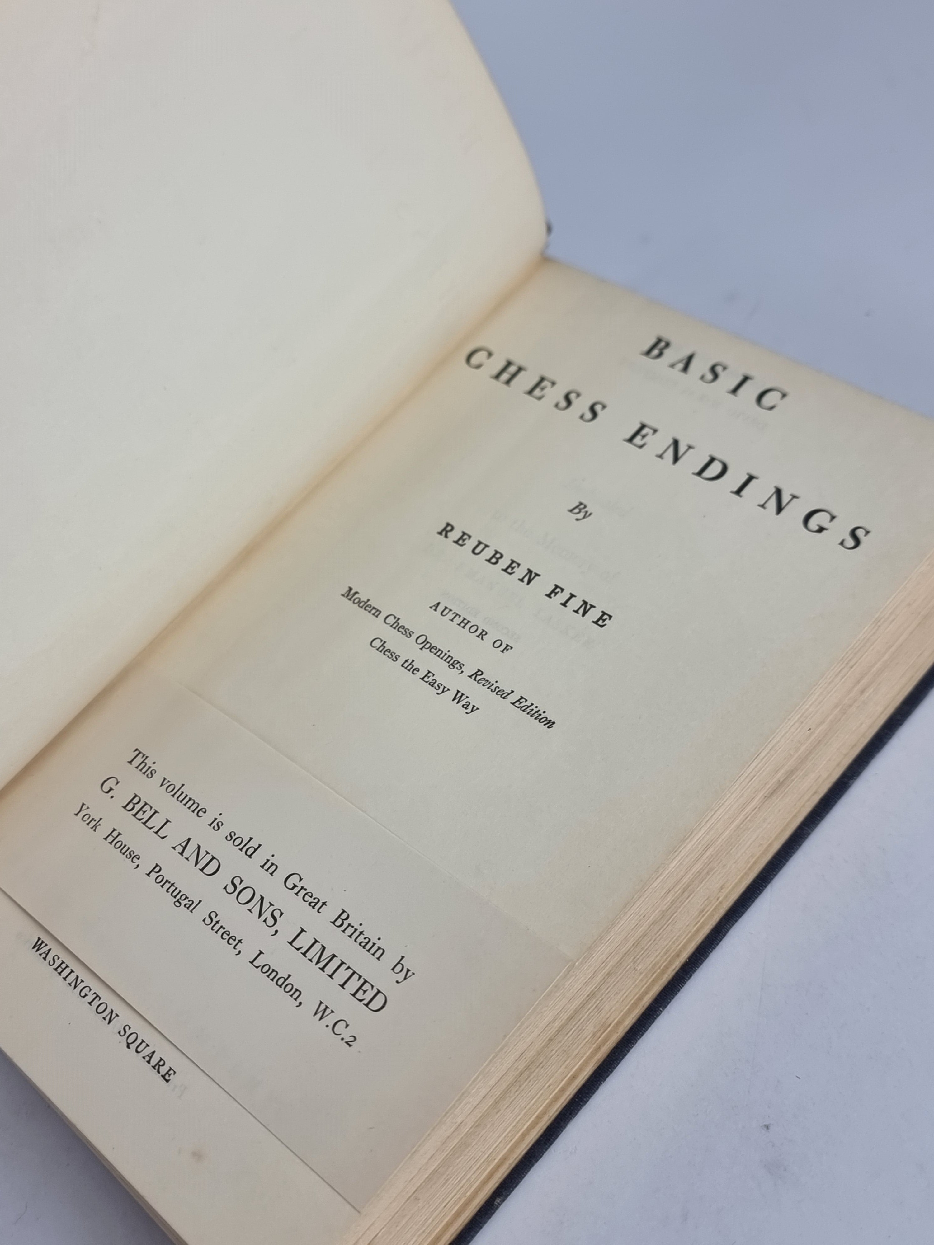 Basic Chess Endings, Reuben Fine — 2nd Edition