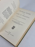 Sturges' Guide to the Game of Draughts, Joshua Sturges & J. A. Kear — 2nd Edition
