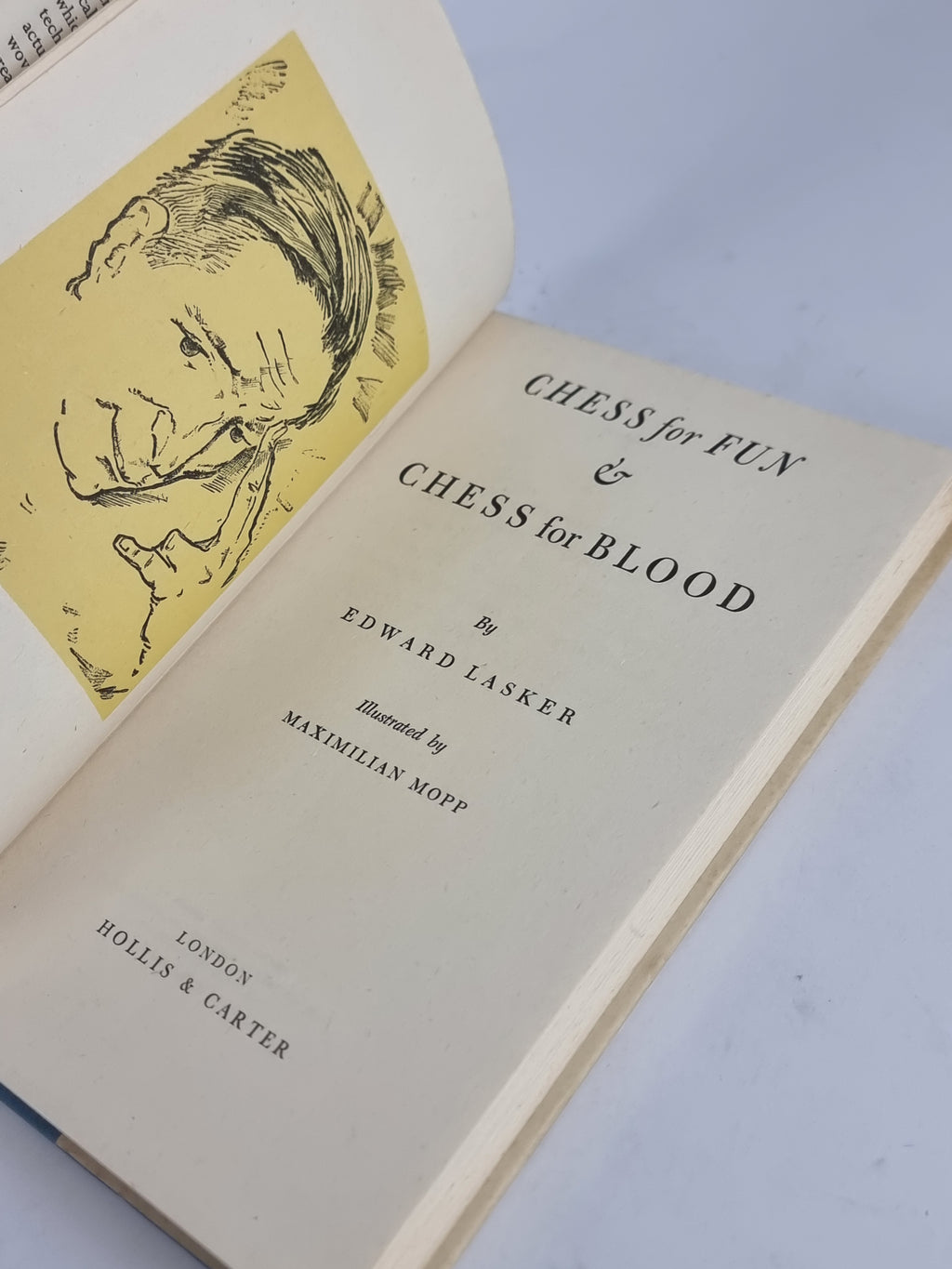 Chess for Fun & Chess for Blood, Edward Lasker — 1st Edition