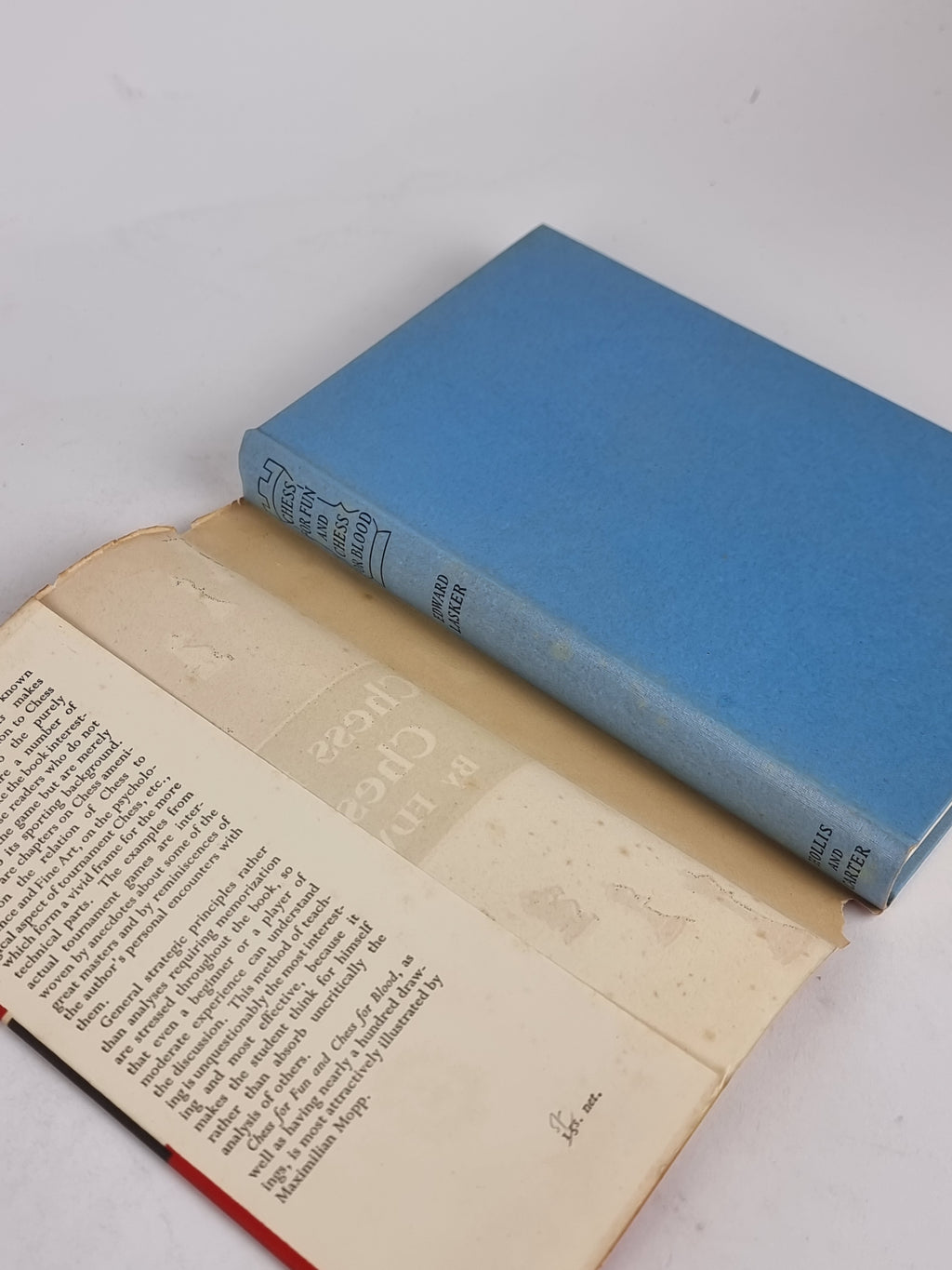 Chess for Fun & Chess for Blood, Edward Lasker — 1st Edition