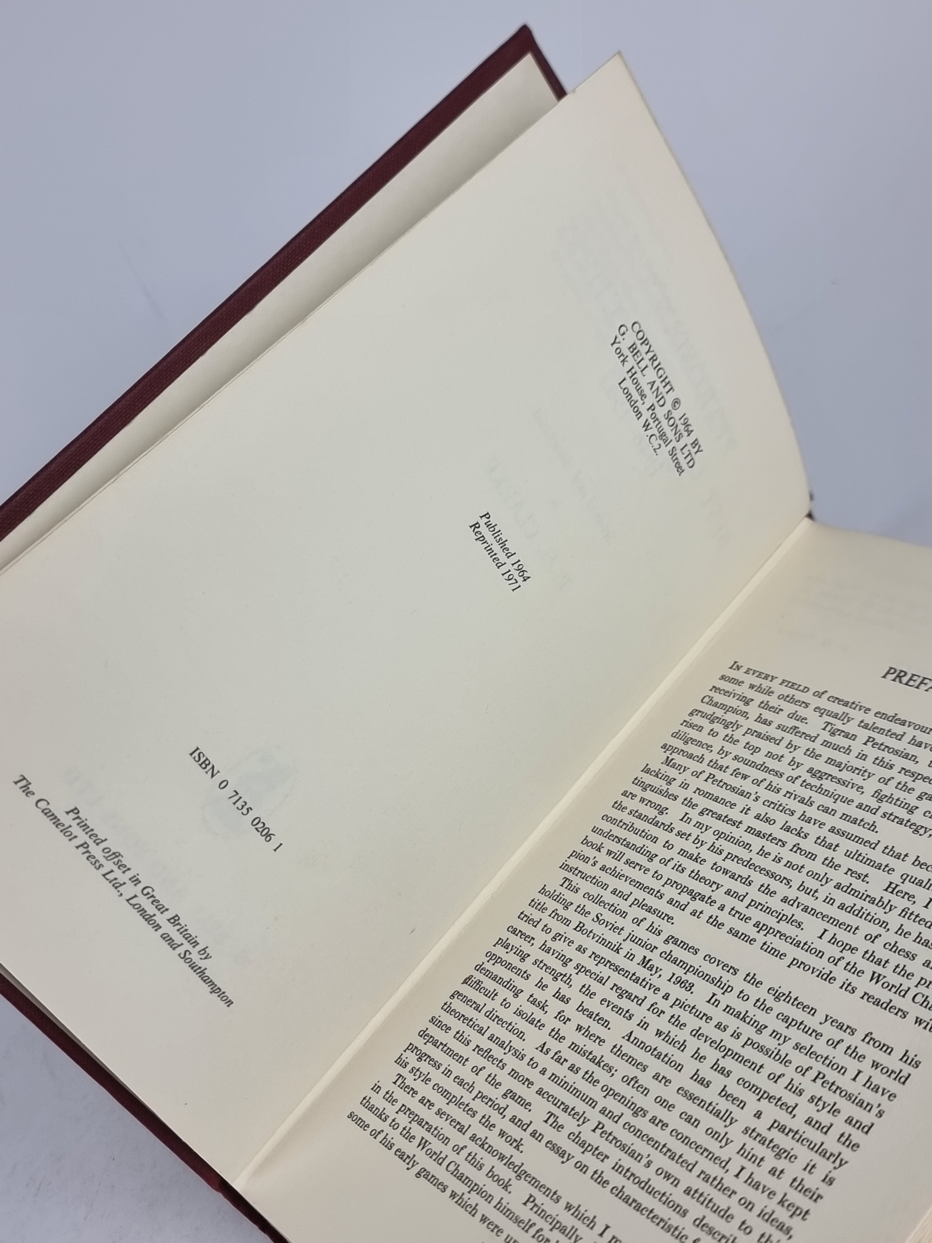 Petrosian's Best Games of Chess 1946–1963, P. H. Clarke — Reprint