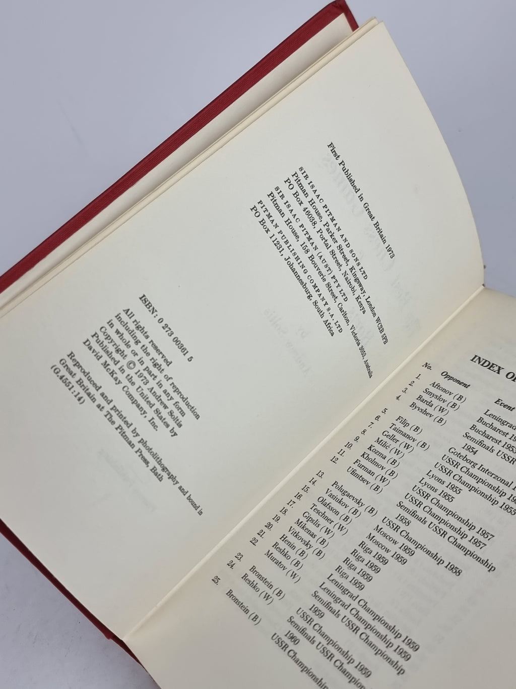 The Best Chess Games of Boris Spassky, Andrew Soltis — 1st Edition
