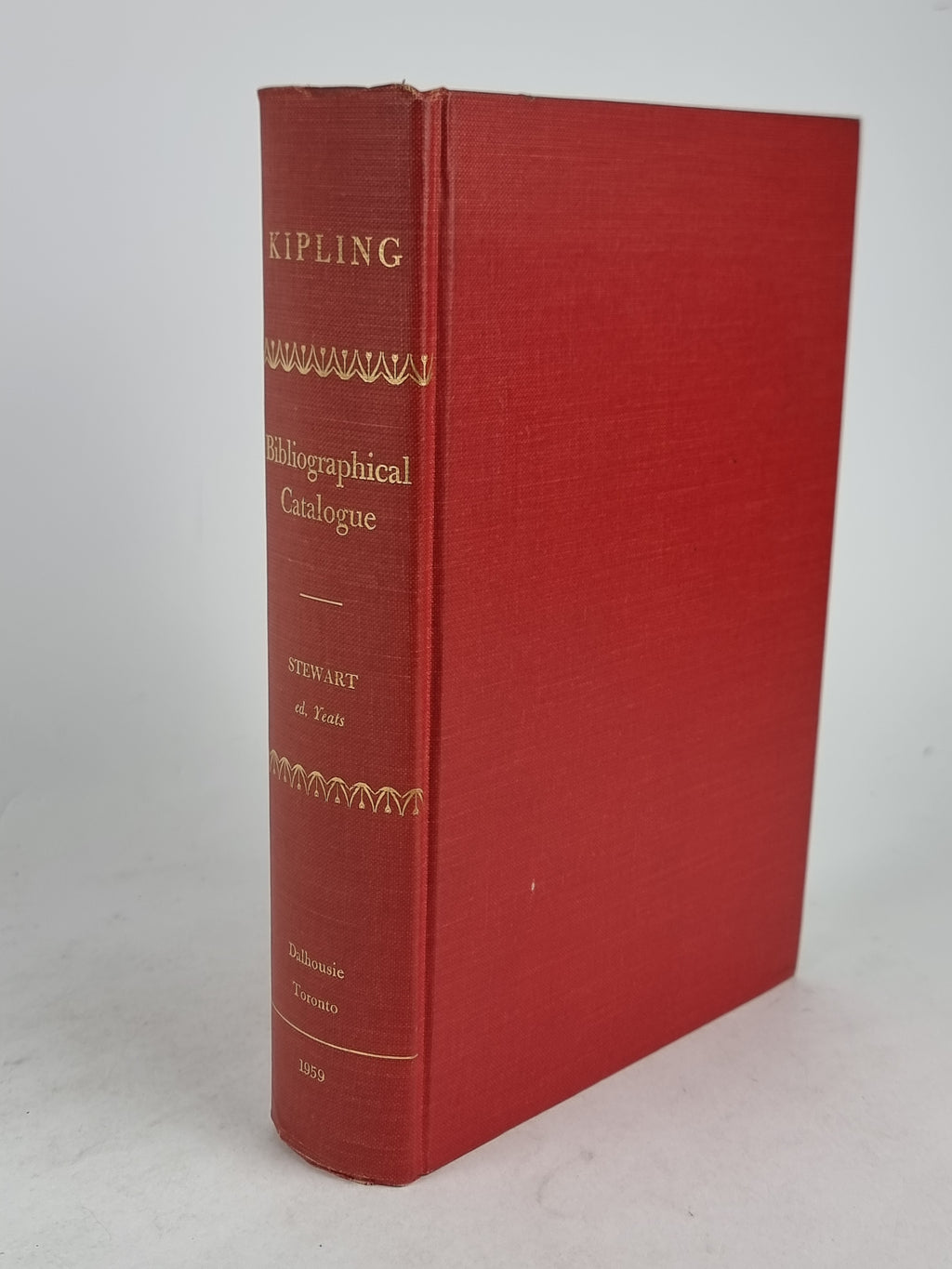 Rudyard Kipling: A Bibliographical Catalogue, James McG. Stewart — 1st Edition