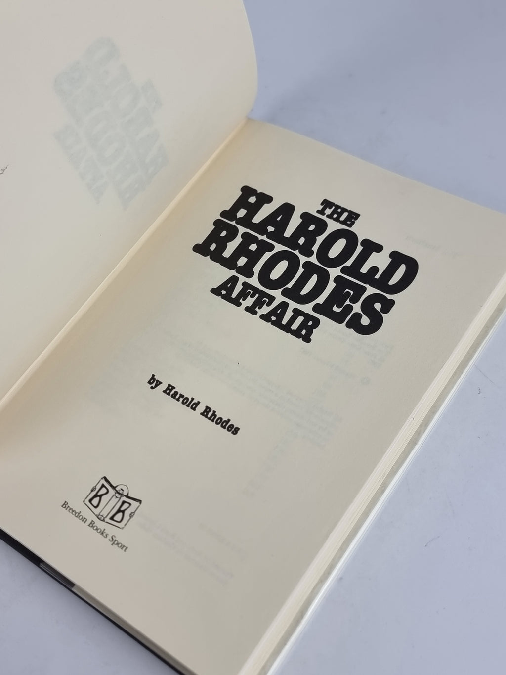 The Harold Rhodes Affair, Harold Rhodes — 1st Edition