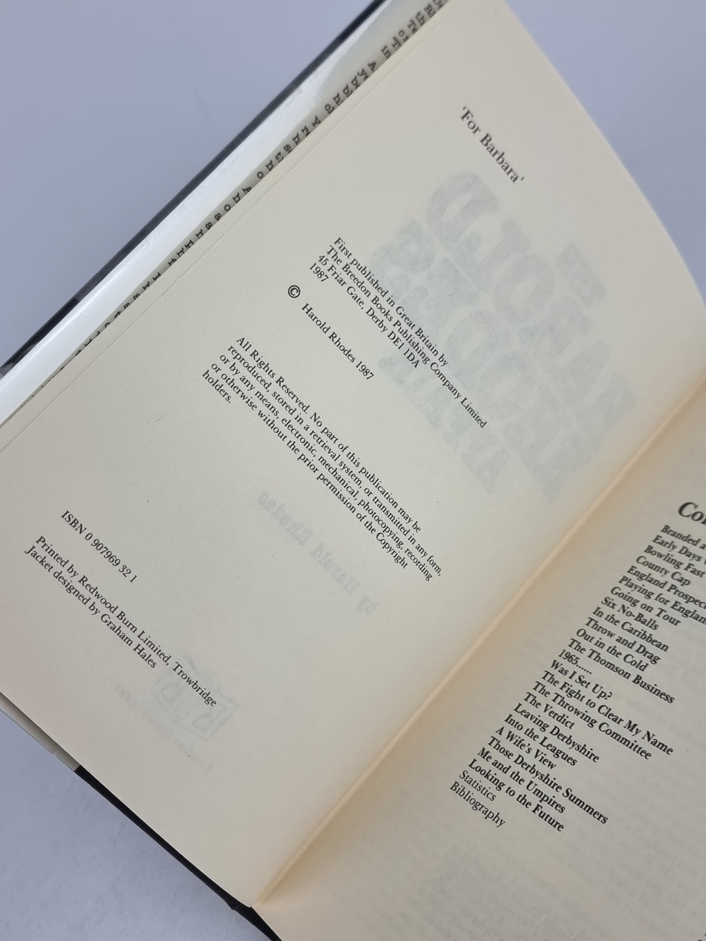 The Harold Rhodes Affair, Harold Rhodes — 1st Edition