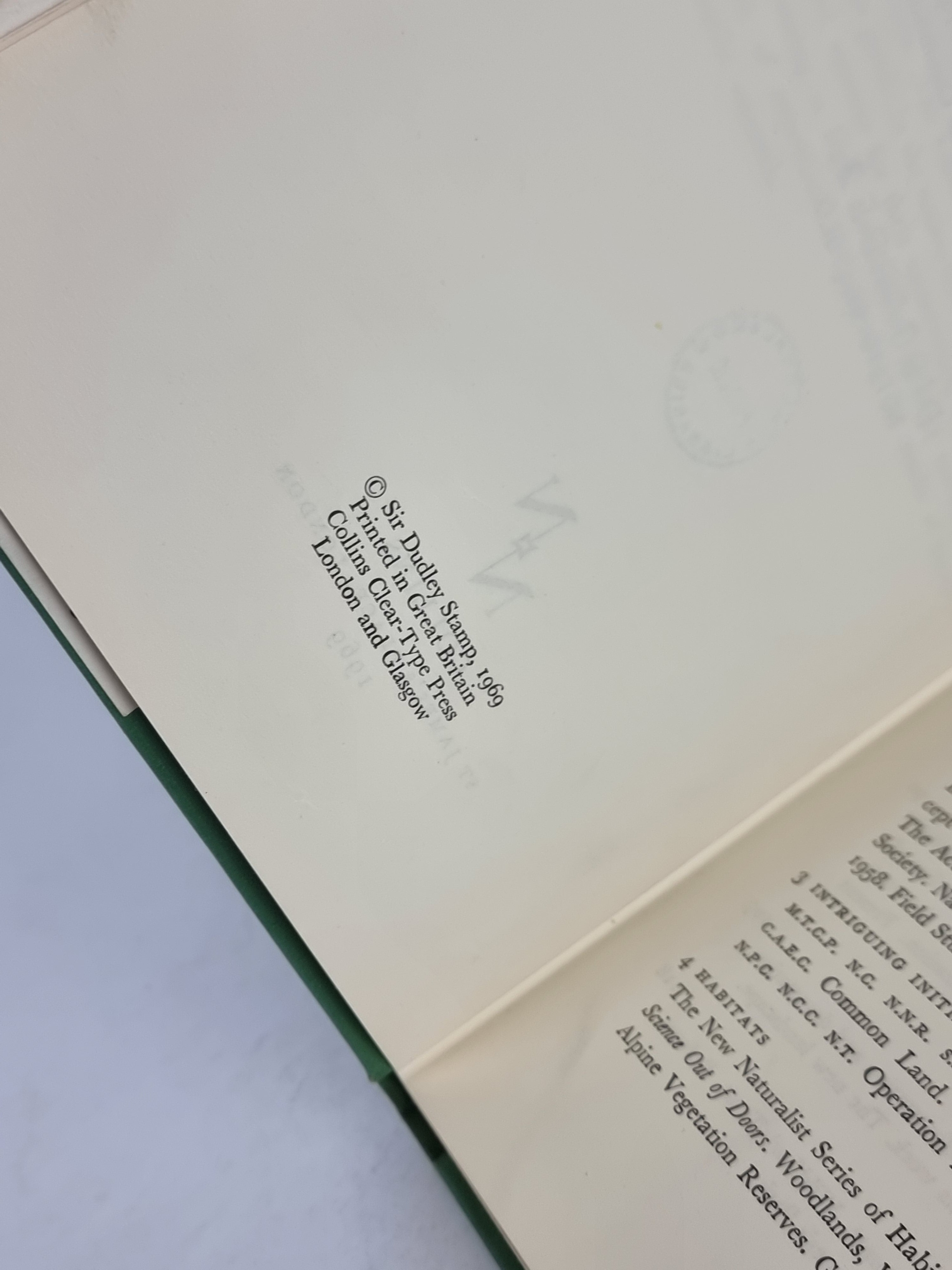 Nature Conservation in Britain, Sir Dudley Stamp — 1st Edition
