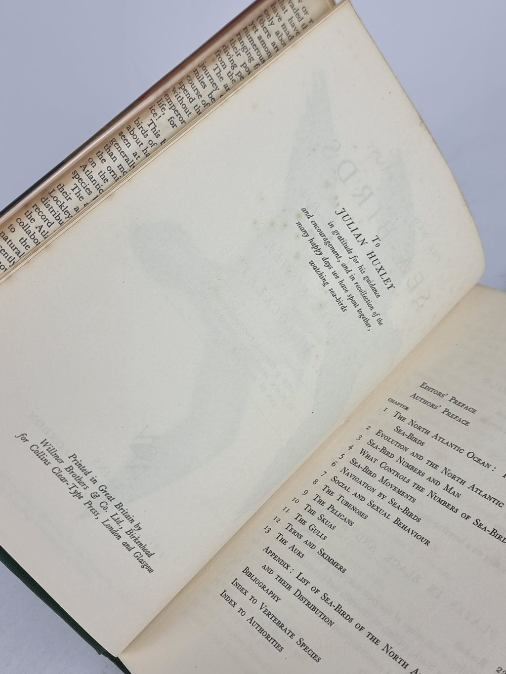 Sea-Birds, James Fisher and R. M. Lockley — 1st Edition