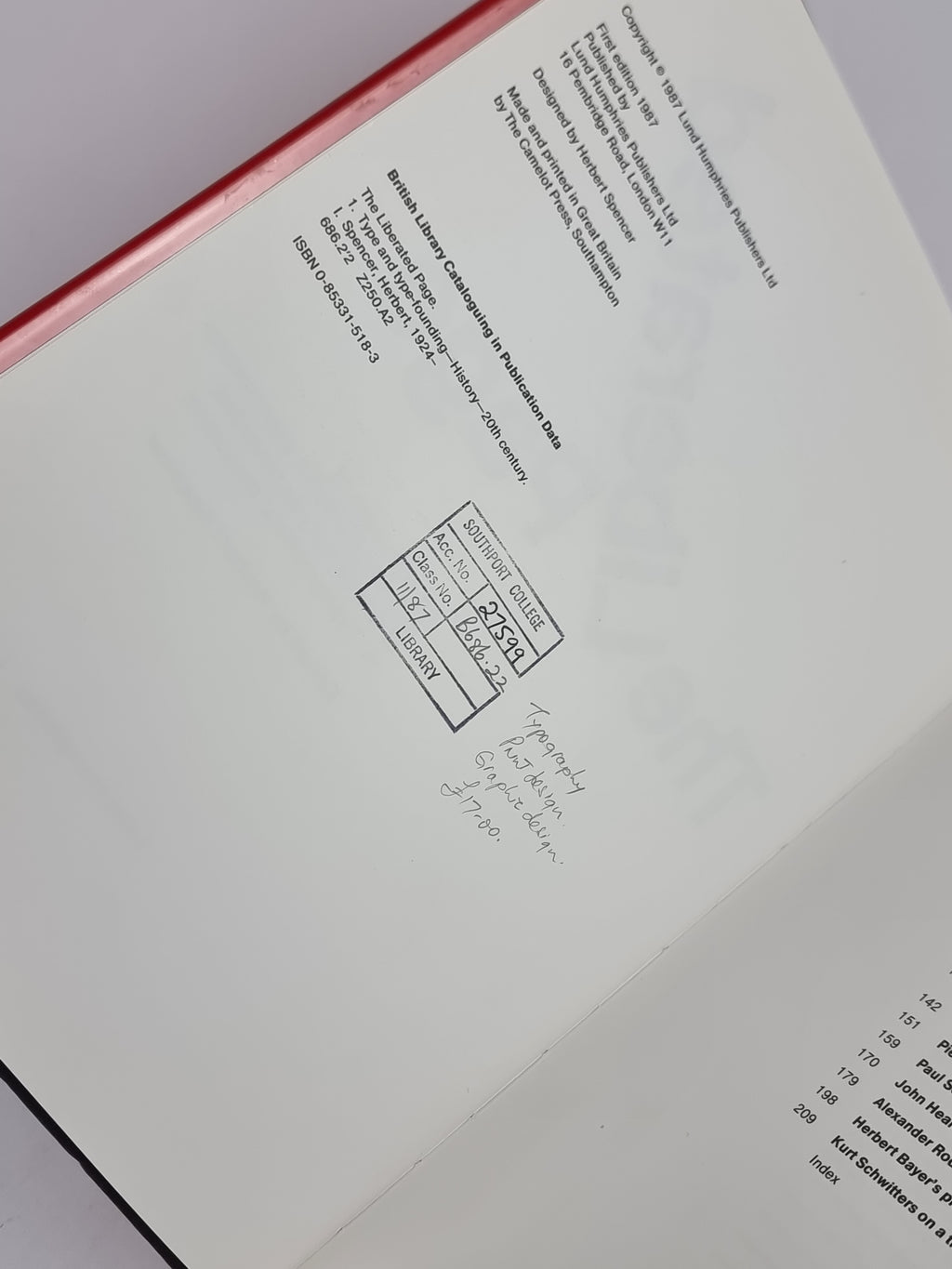 The Liberated Page, Herbert Spencer (Ed.) — 1st Edition
