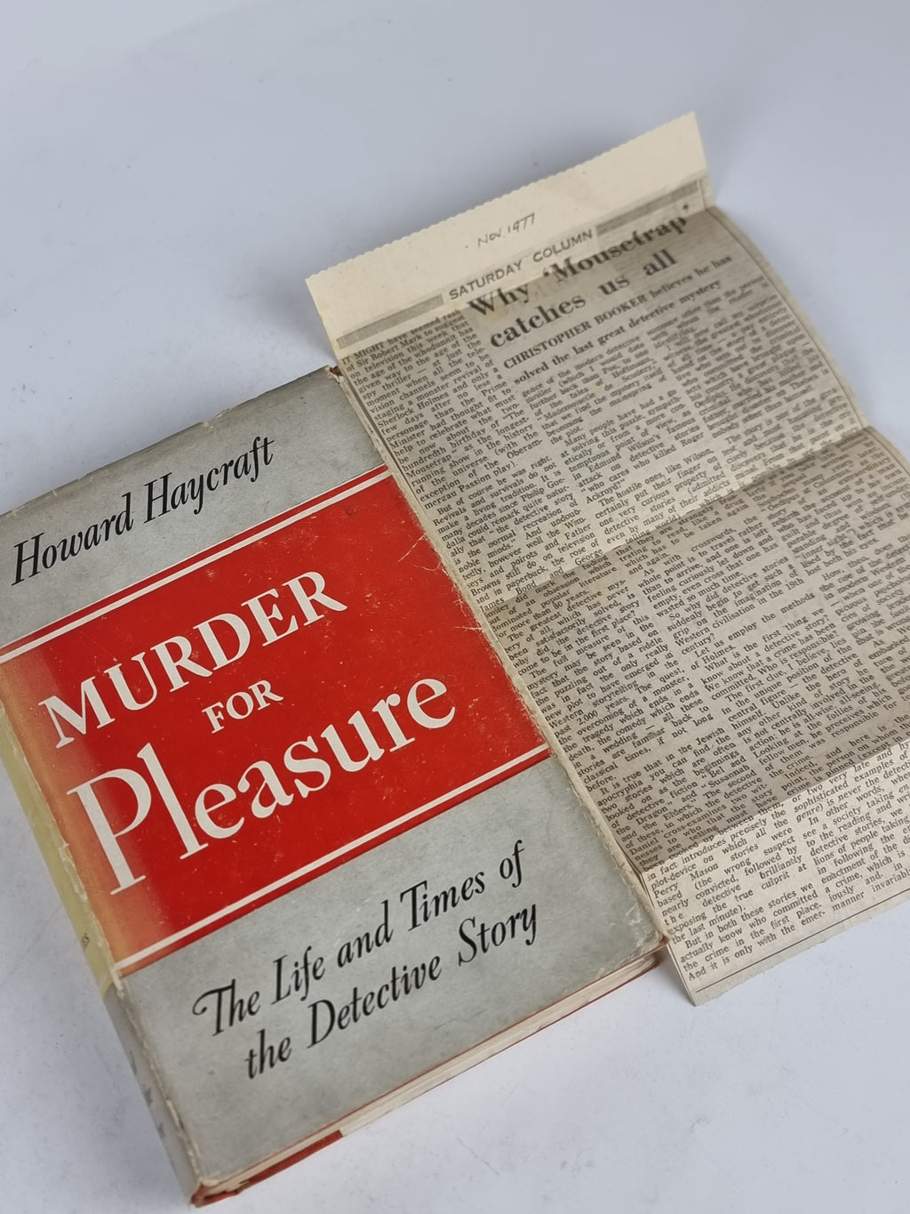 Murder for Pleasure: The Life and Times of the Detective Story, Howard Haycraft