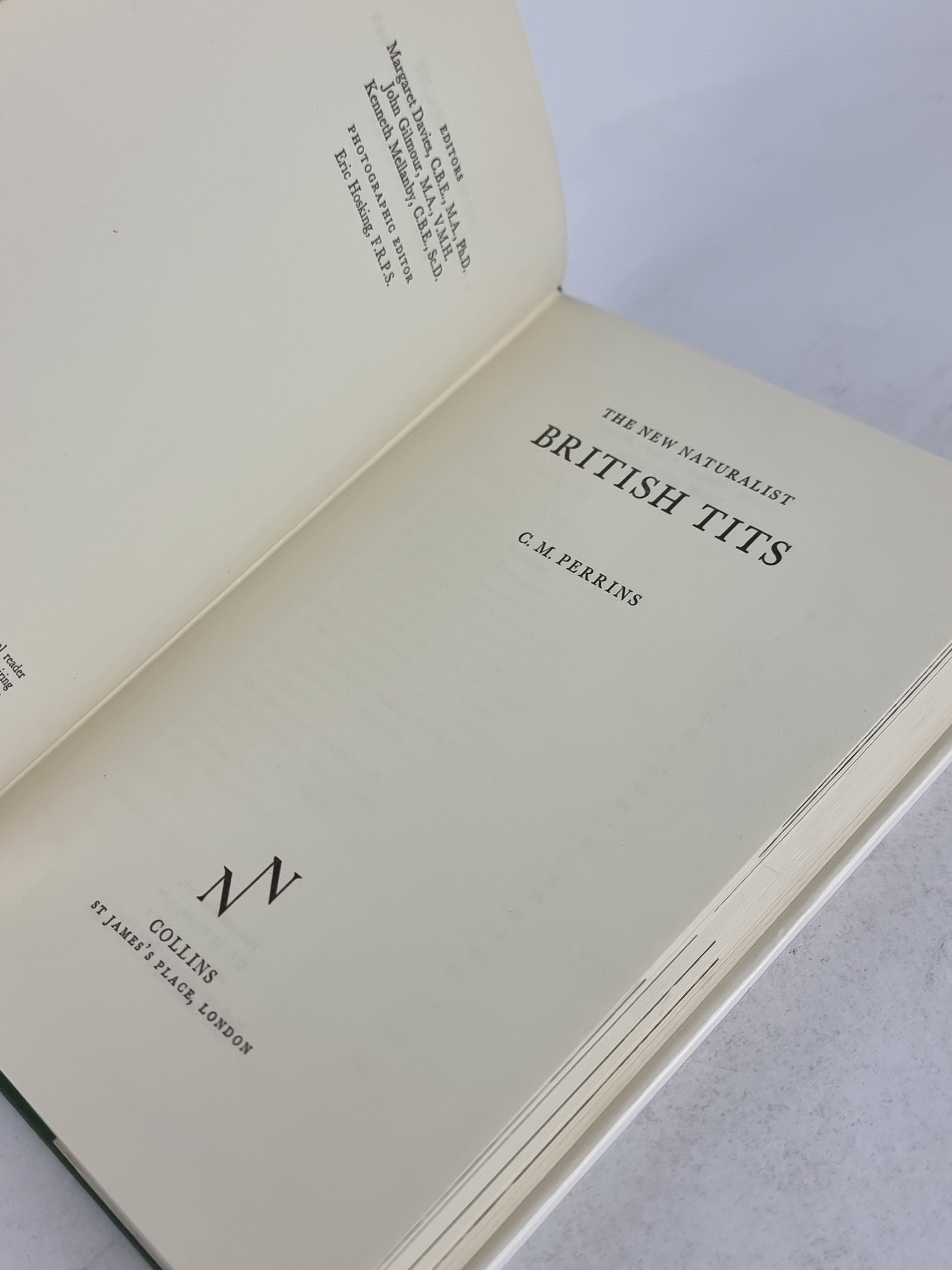 British Tits, Christopher Perrins — 1st Edition