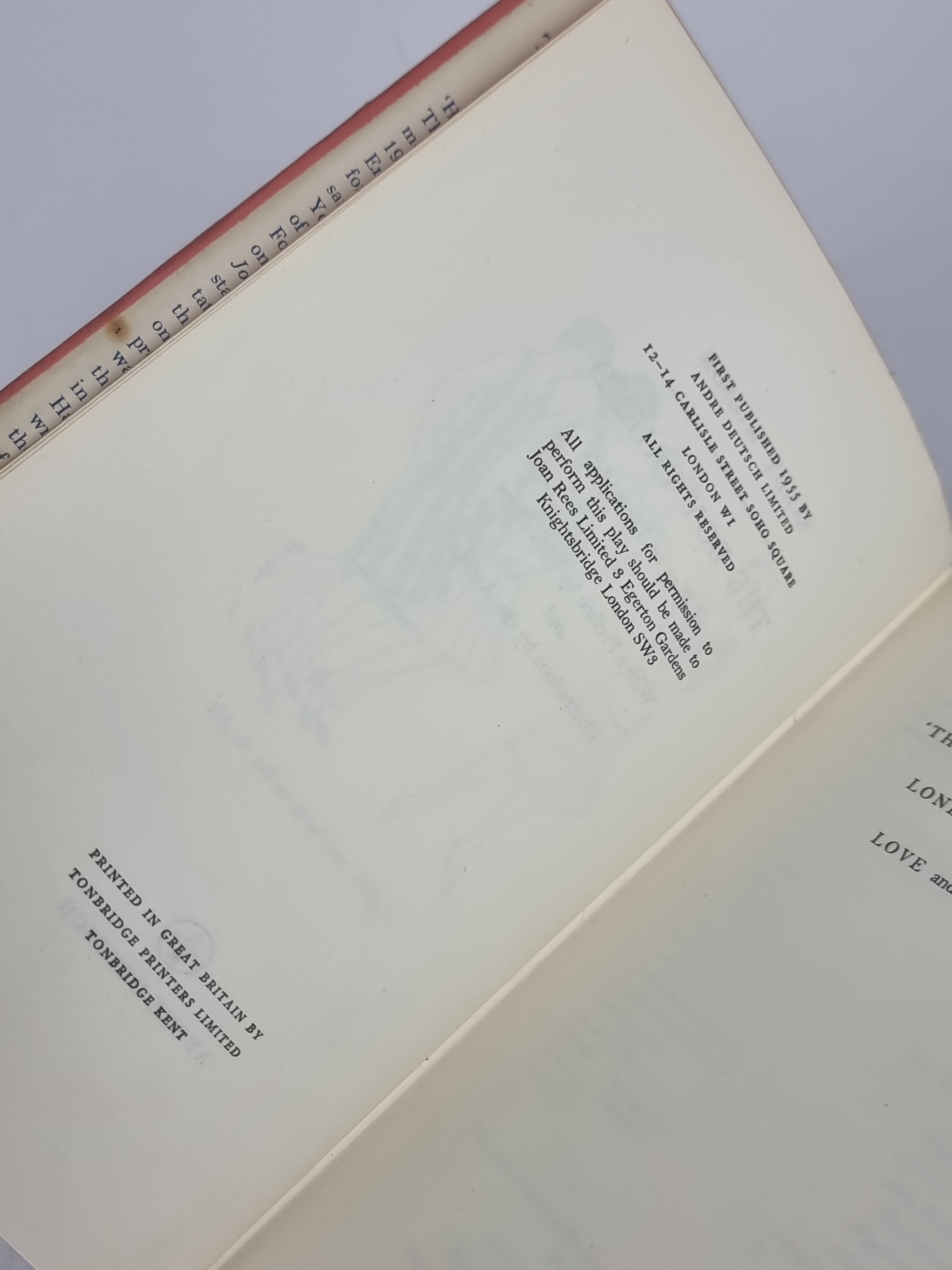 The Boy Friend, Sandy Wilson — 1st Edition