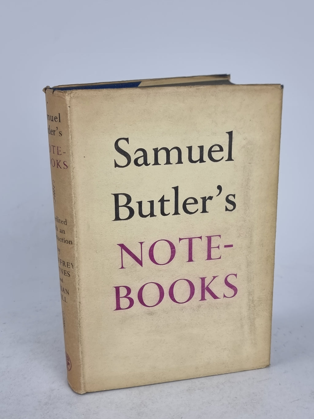 Samuel Butler's Notebooks, Samuel Butler — 1st Edition Thus