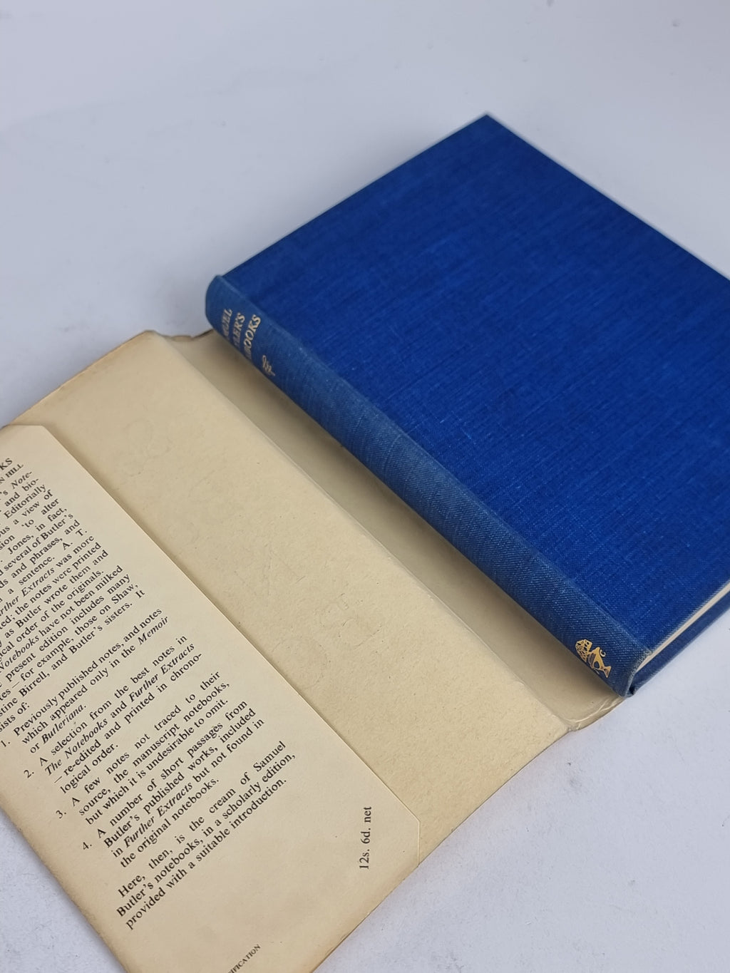 Samuel Butler's Notebooks, Samuel Butler — 1st Edition Thus