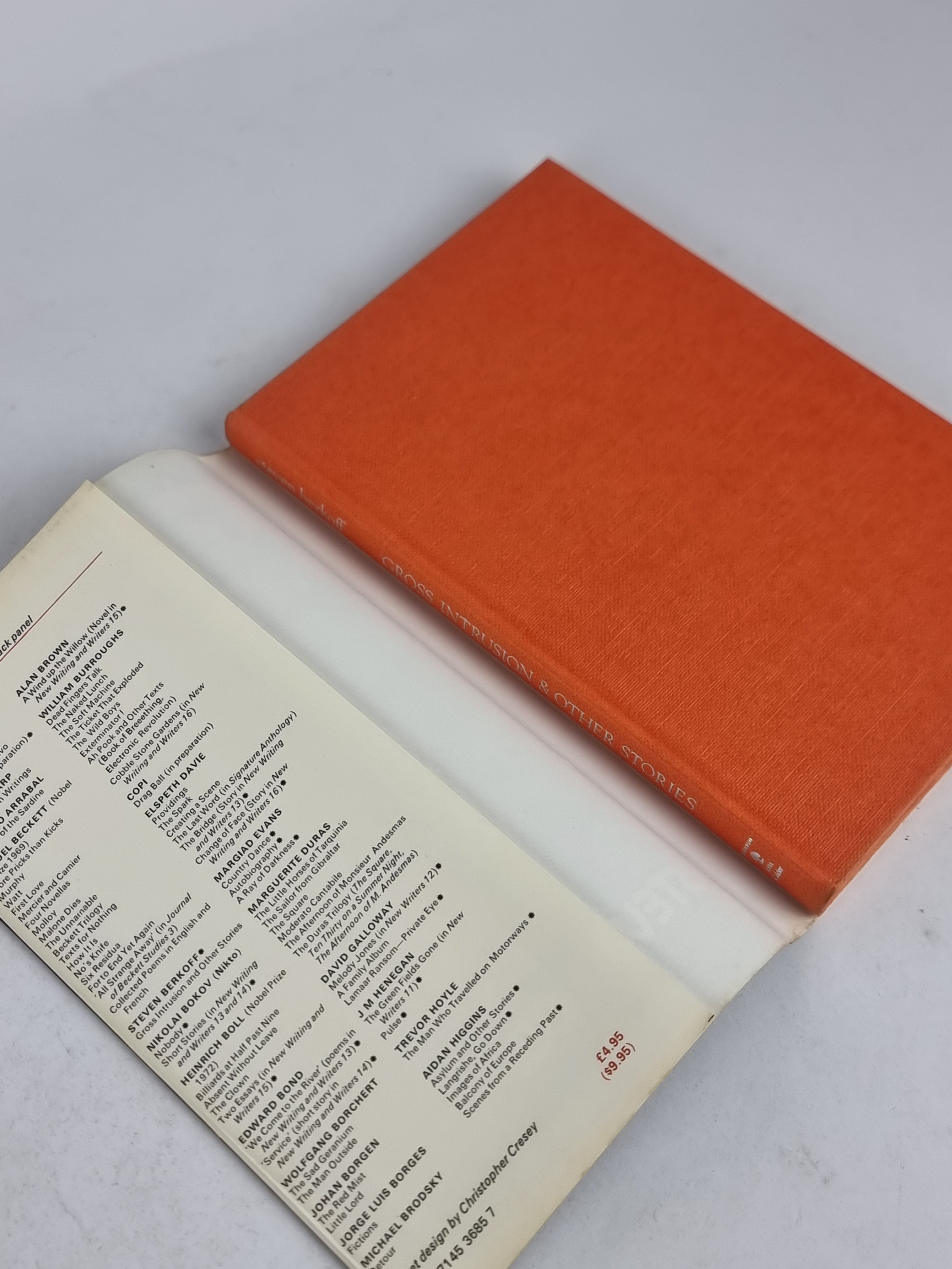 Gross Intrusion and Other Stories, Steven Berkoff — 1st Edition