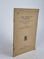 The Music of Poetry, T. S. Eliot — 1st Edition