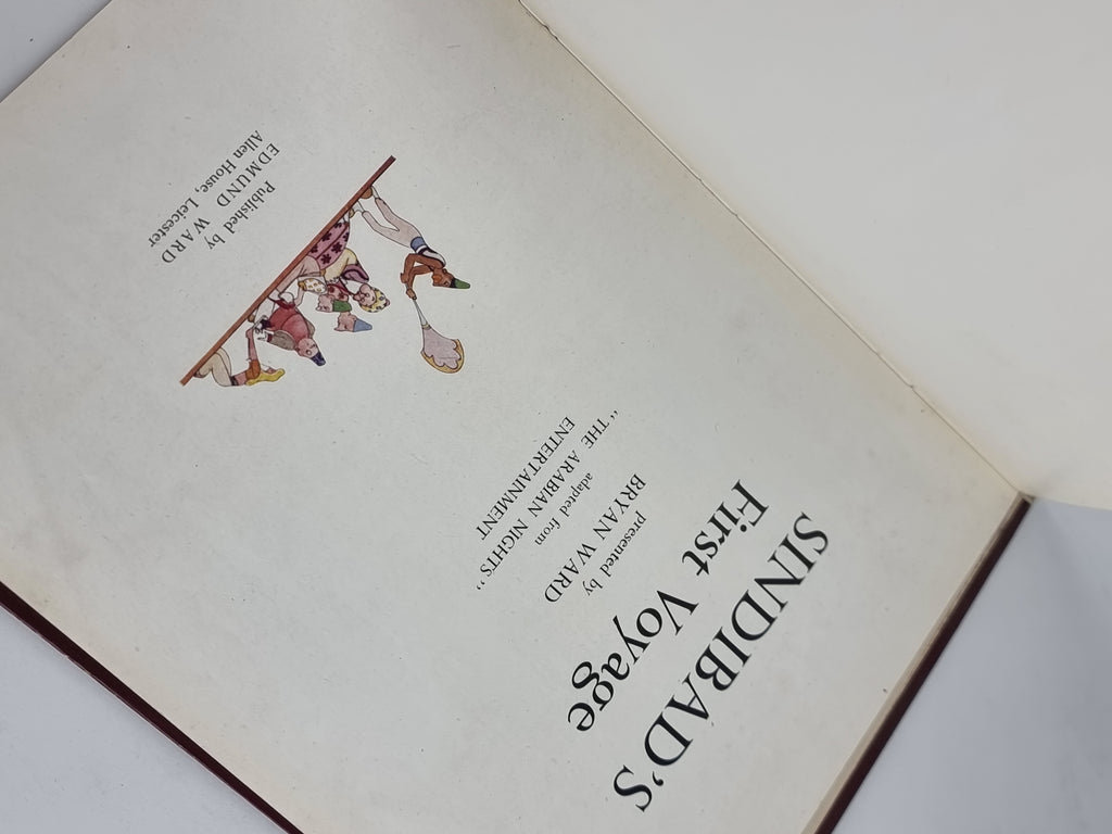 Sindibad's First Voyage, Bryan Ward — 1st Edition Thus
