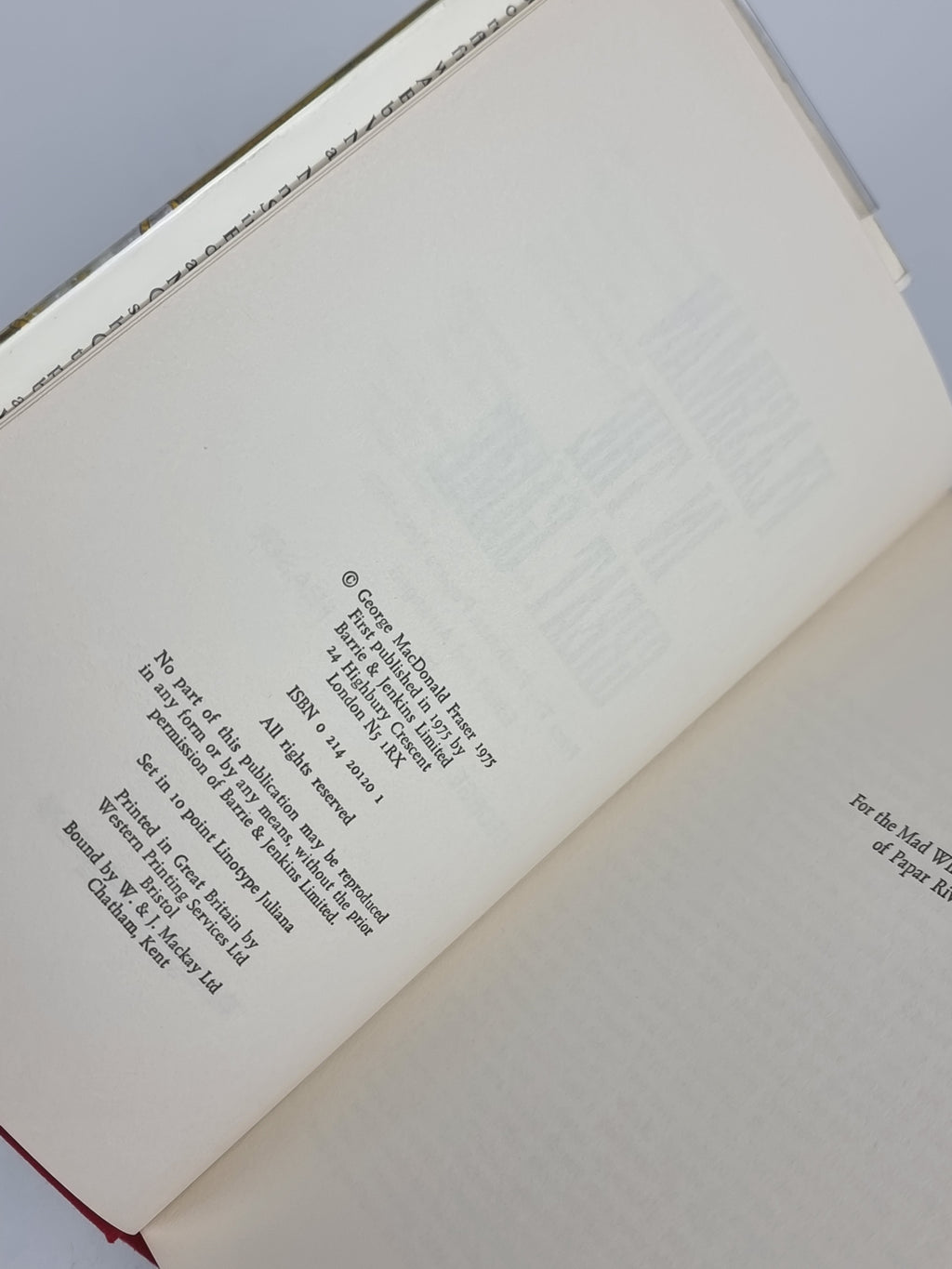 Flashman in the Great Game, George MacDonald Fraser — 1st Edition