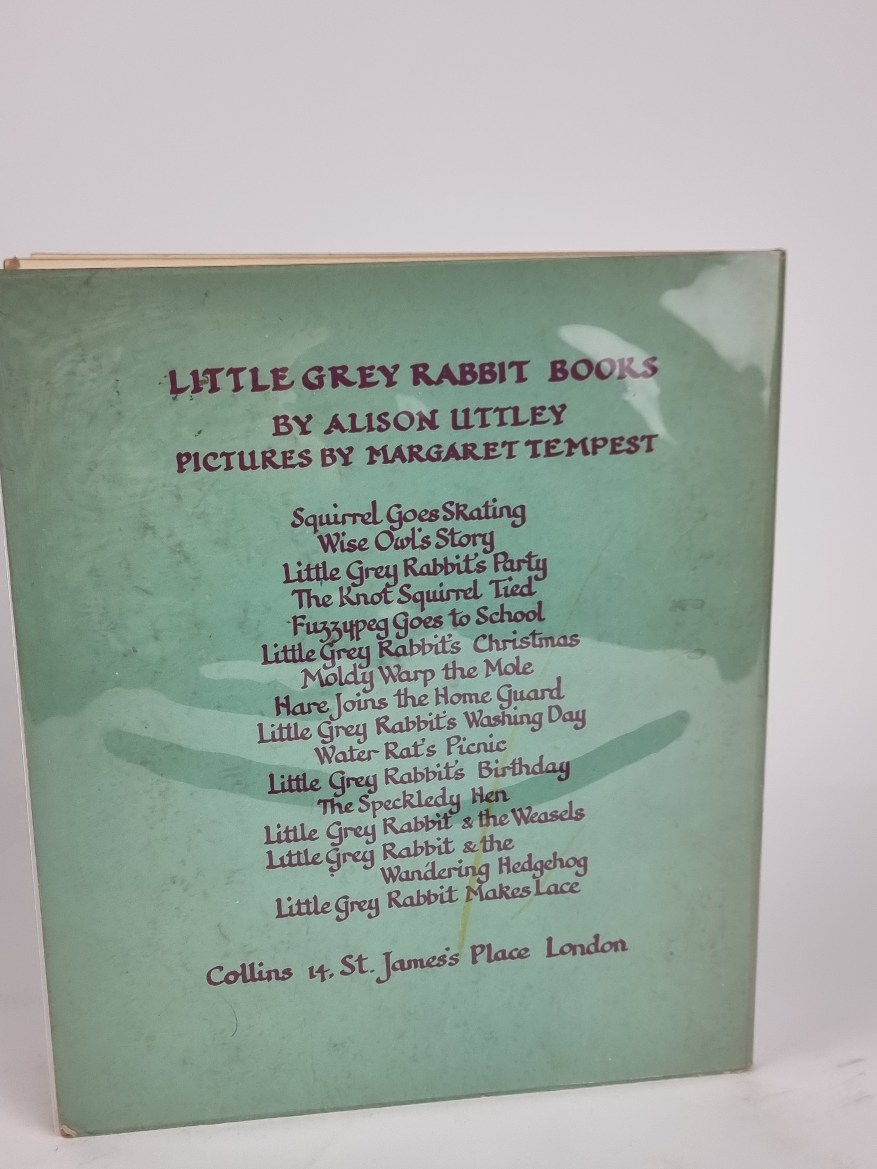 Little Grey Rabbit's Third Painting Book, Alison Uttley & Margaret Tempest — 1st Ed