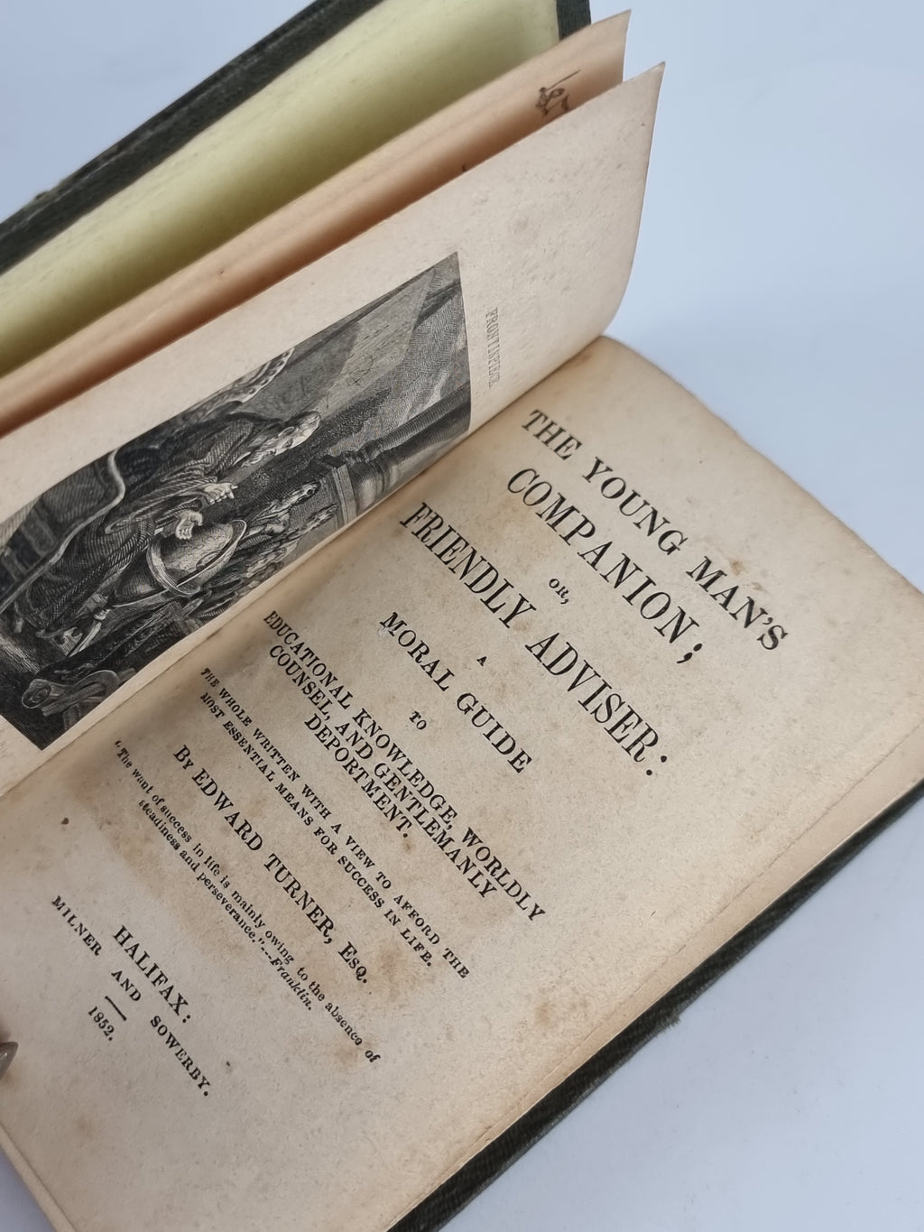 The Young Man's Companion; or, Friendly Adviser, Edward Turner — 1852 Ed