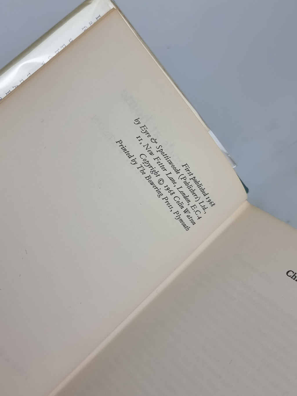 Charity Ends at Home, Colin Watson — 1st Edition