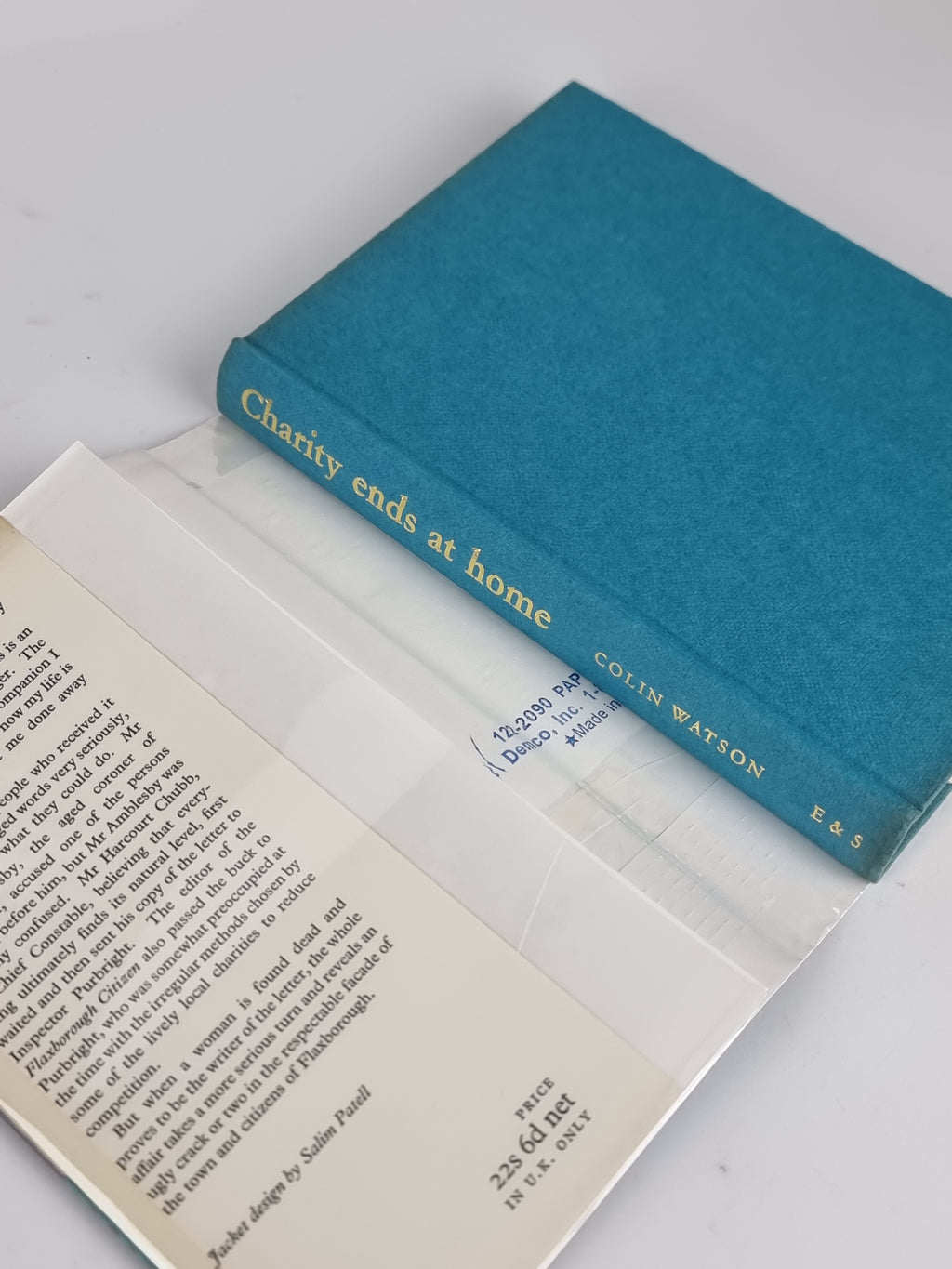 Charity Ends at Home, Colin Watson — 1st Edition