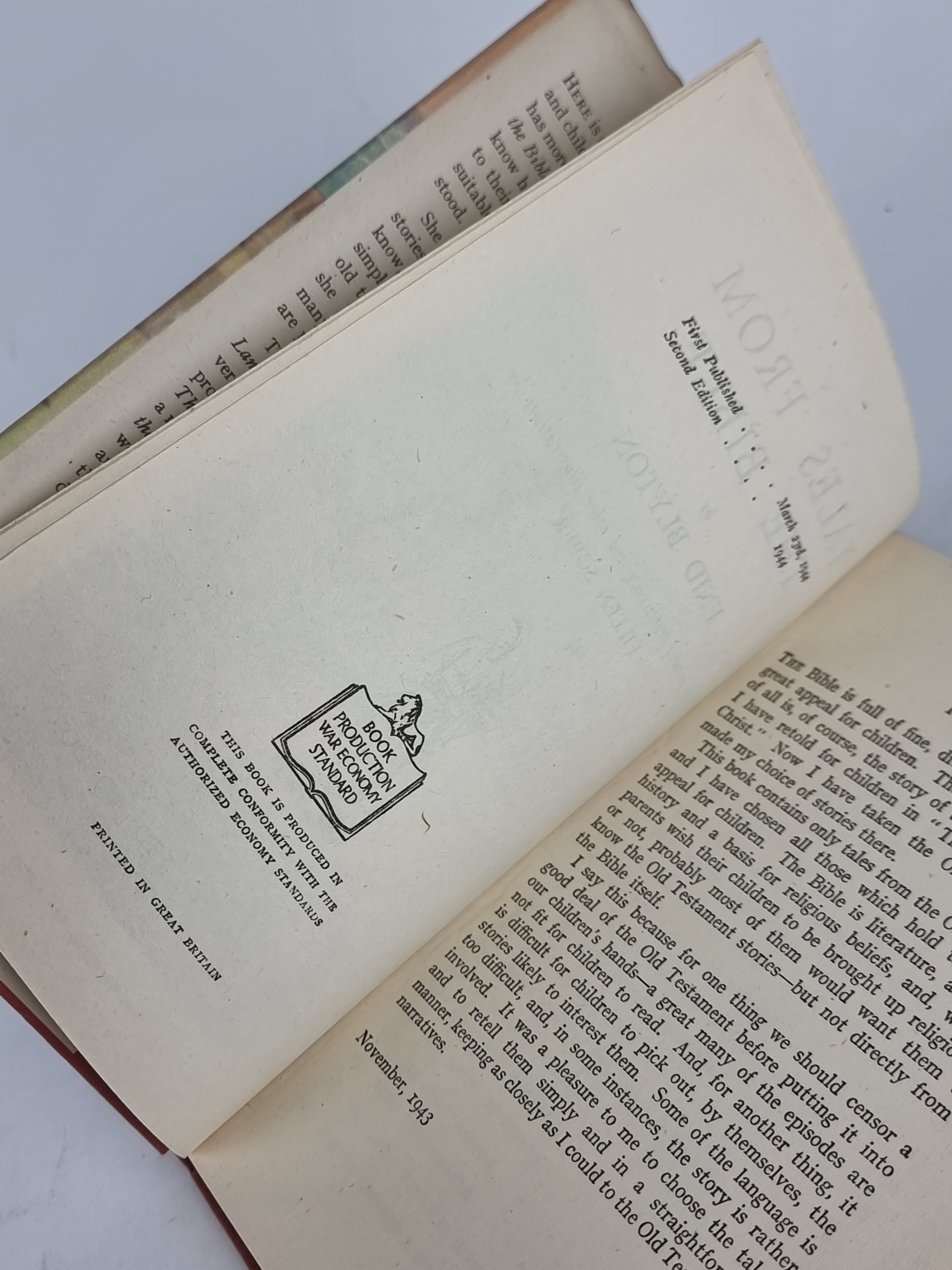 Title, Author — Edition Tales from the Bible, Enid Blyton — 2nd Edition