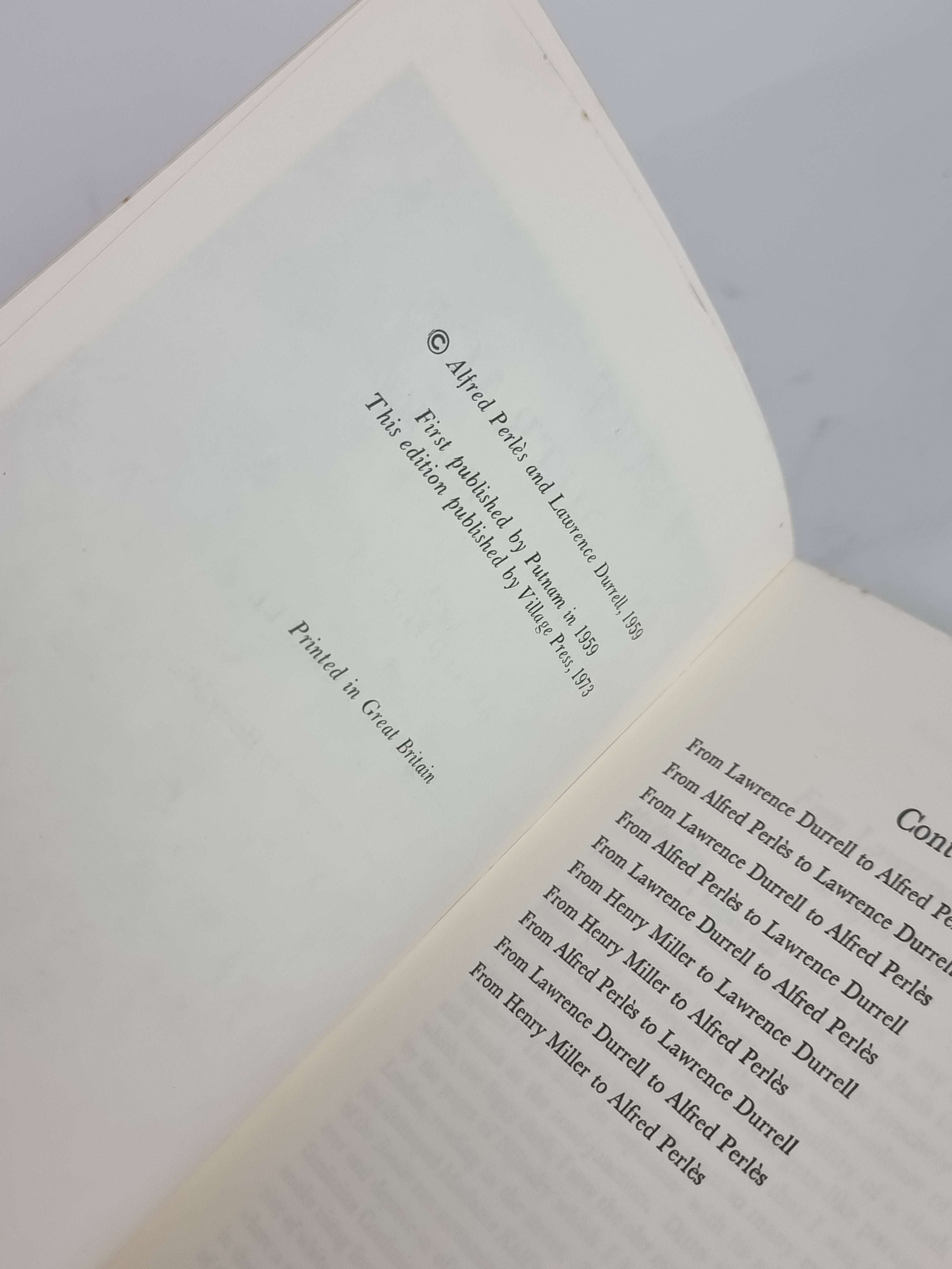 Art and Outrage, Henry Miller, Lawrence Durrell, and Alfred Perlès