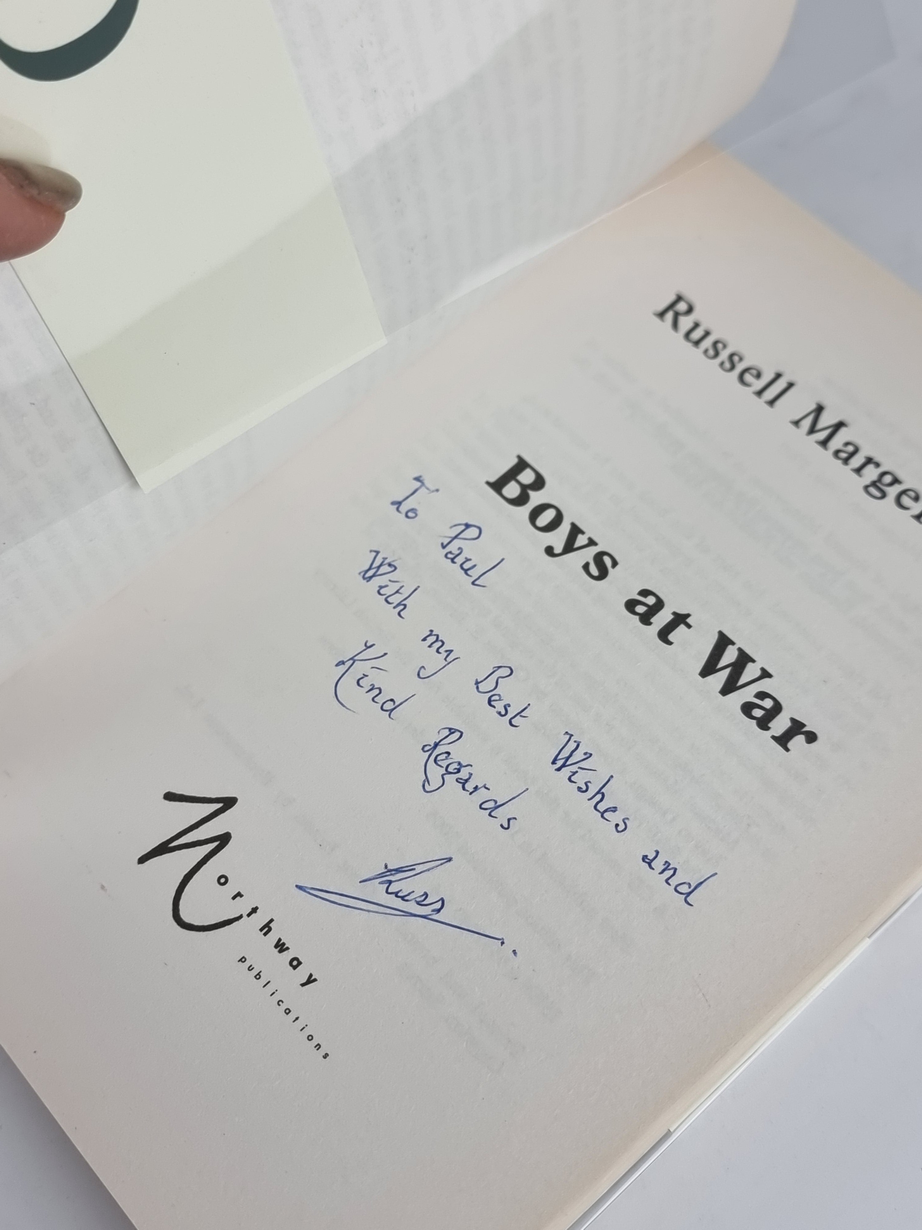 Boys at War, Russell Margerison — 1st Edition Thus