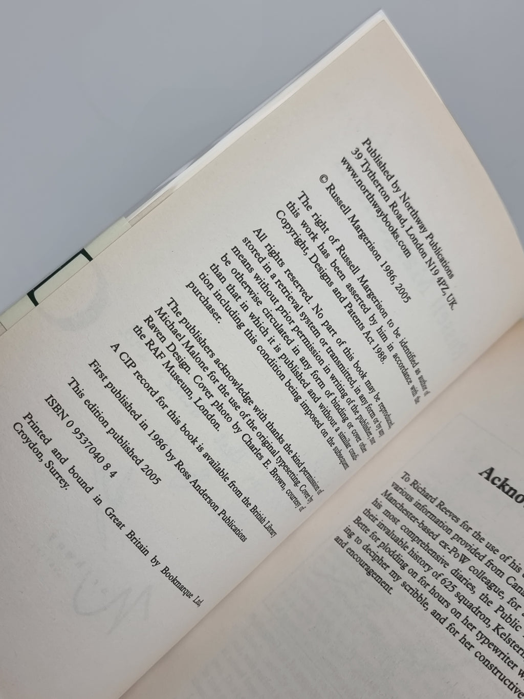 Boys at War, Russell Margerison — 1st Edition Thus