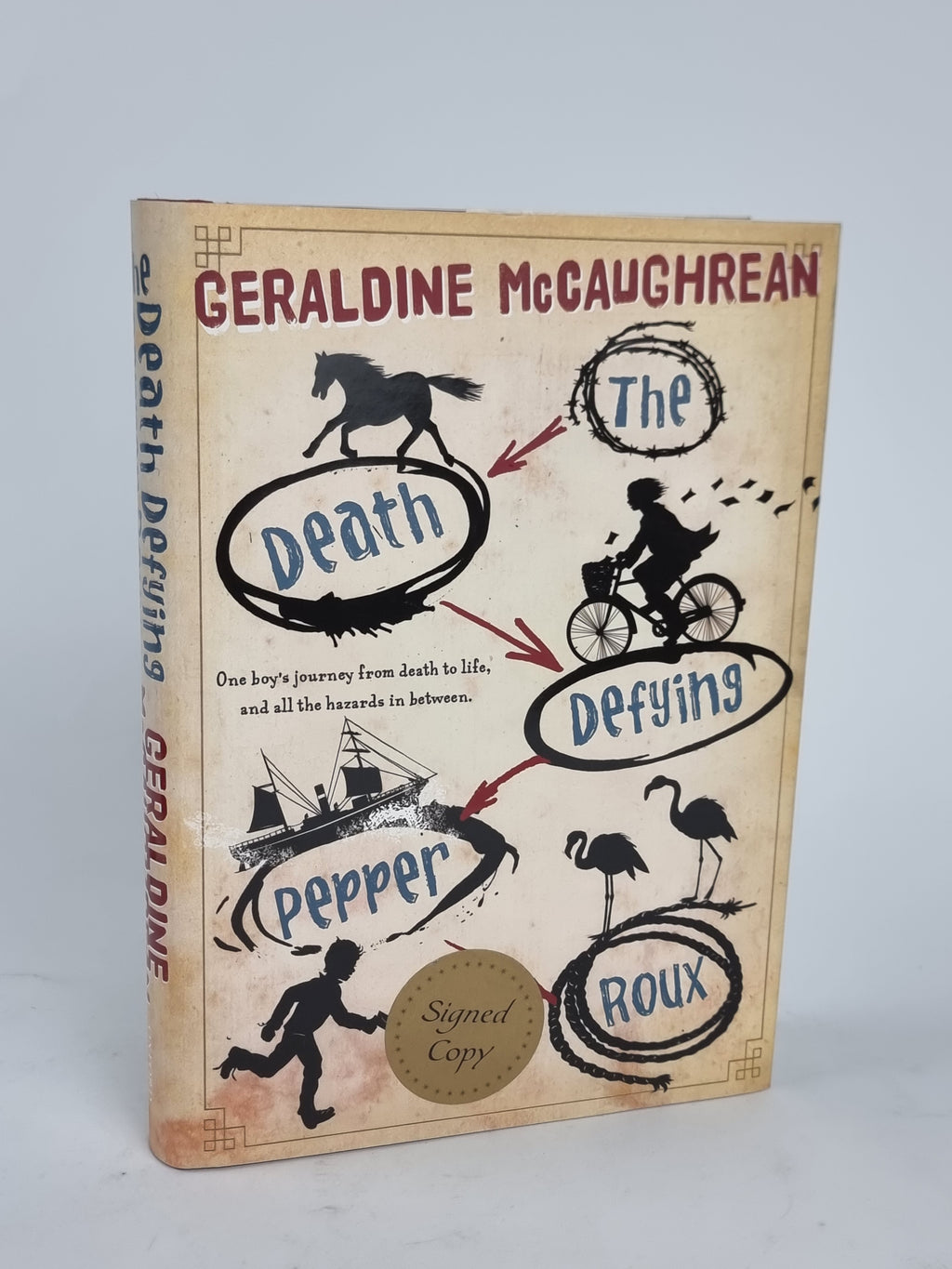 The Death Defying Pepper Roux, Geraldine McCaughrean — 1st Edition