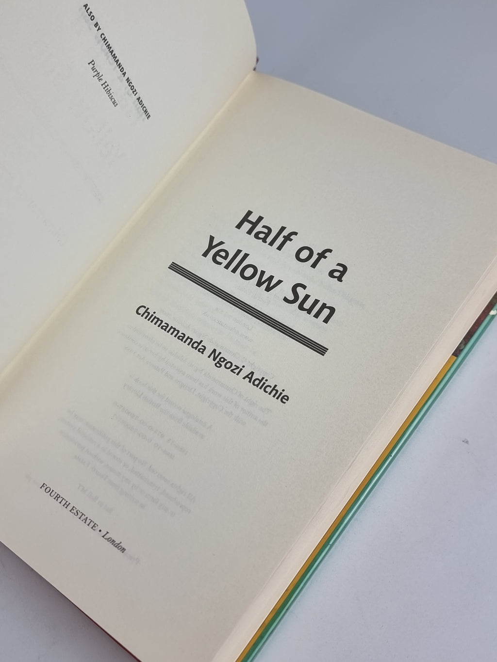 Half of a Yellow Sun, Chimamanda Ngozi Adichie — 1st Edition