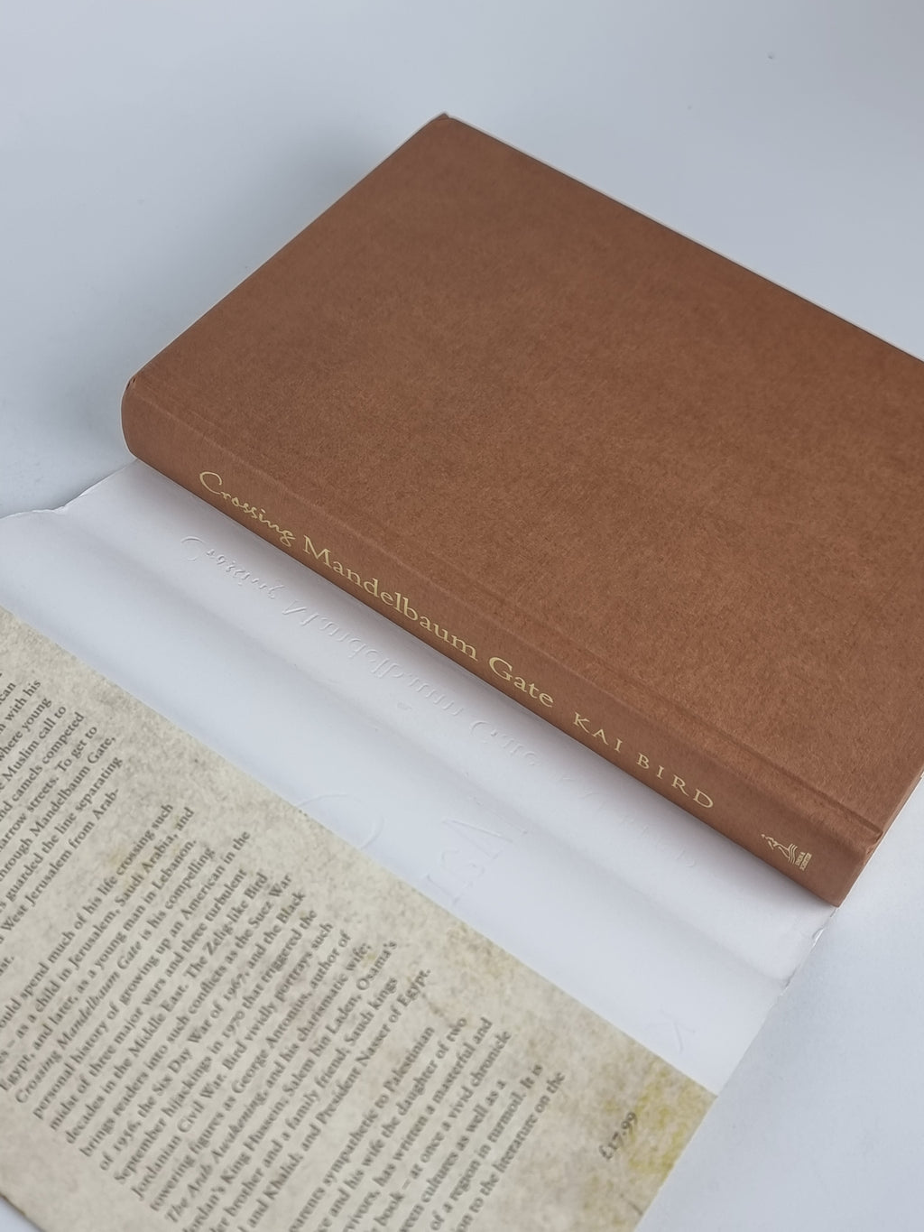 Crossing Mandelbaum Gate, Kai Bird — 1st Edition