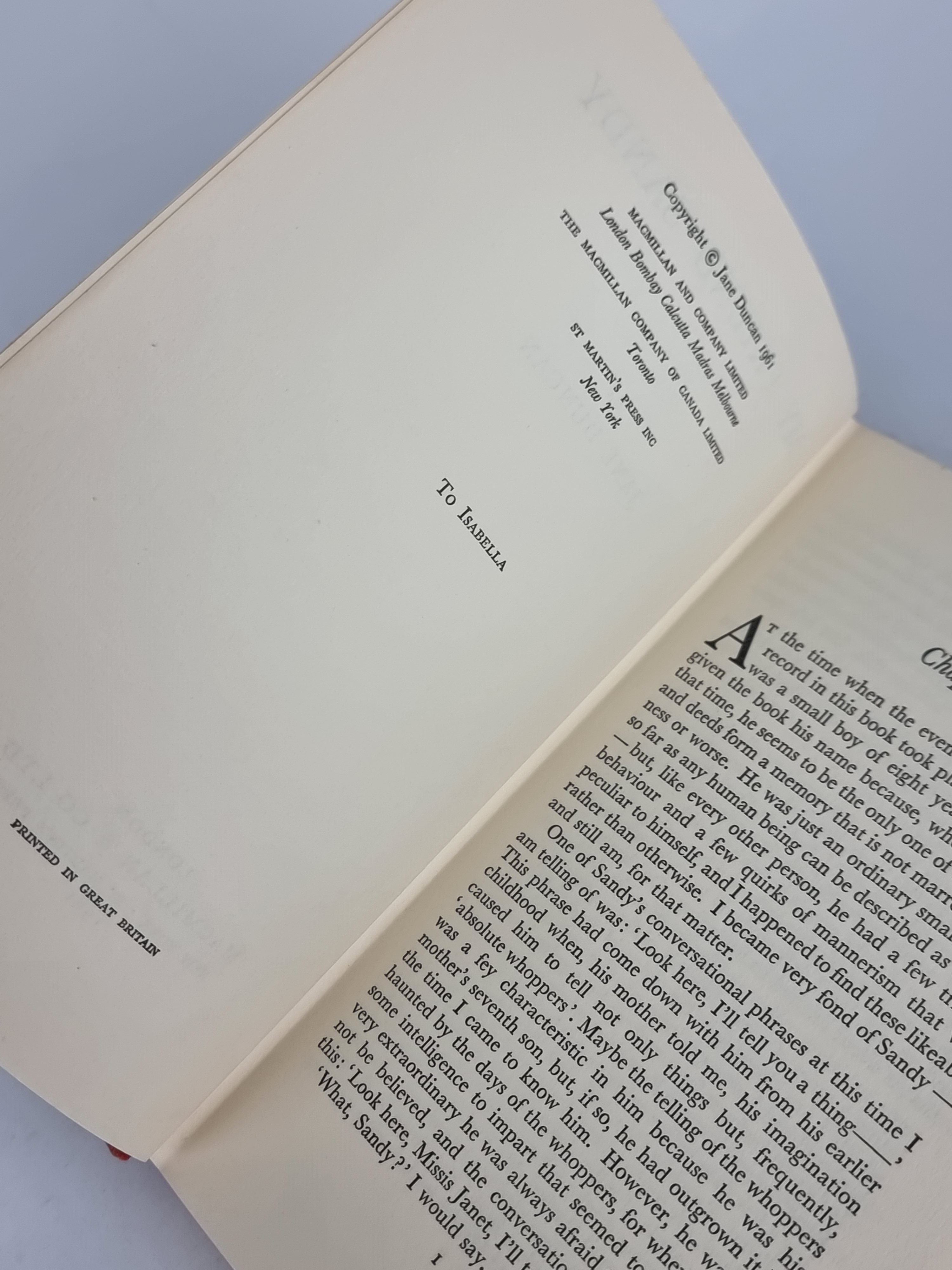 My Friend Sandy, Jane Duncan — 1st Edition